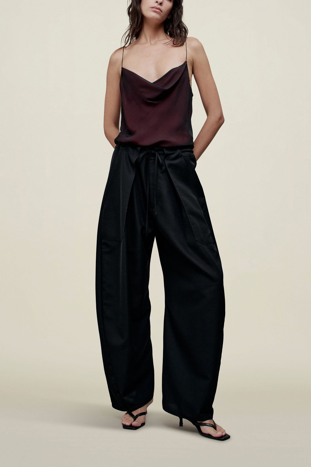 Clemence Pant in Gazar Suiting