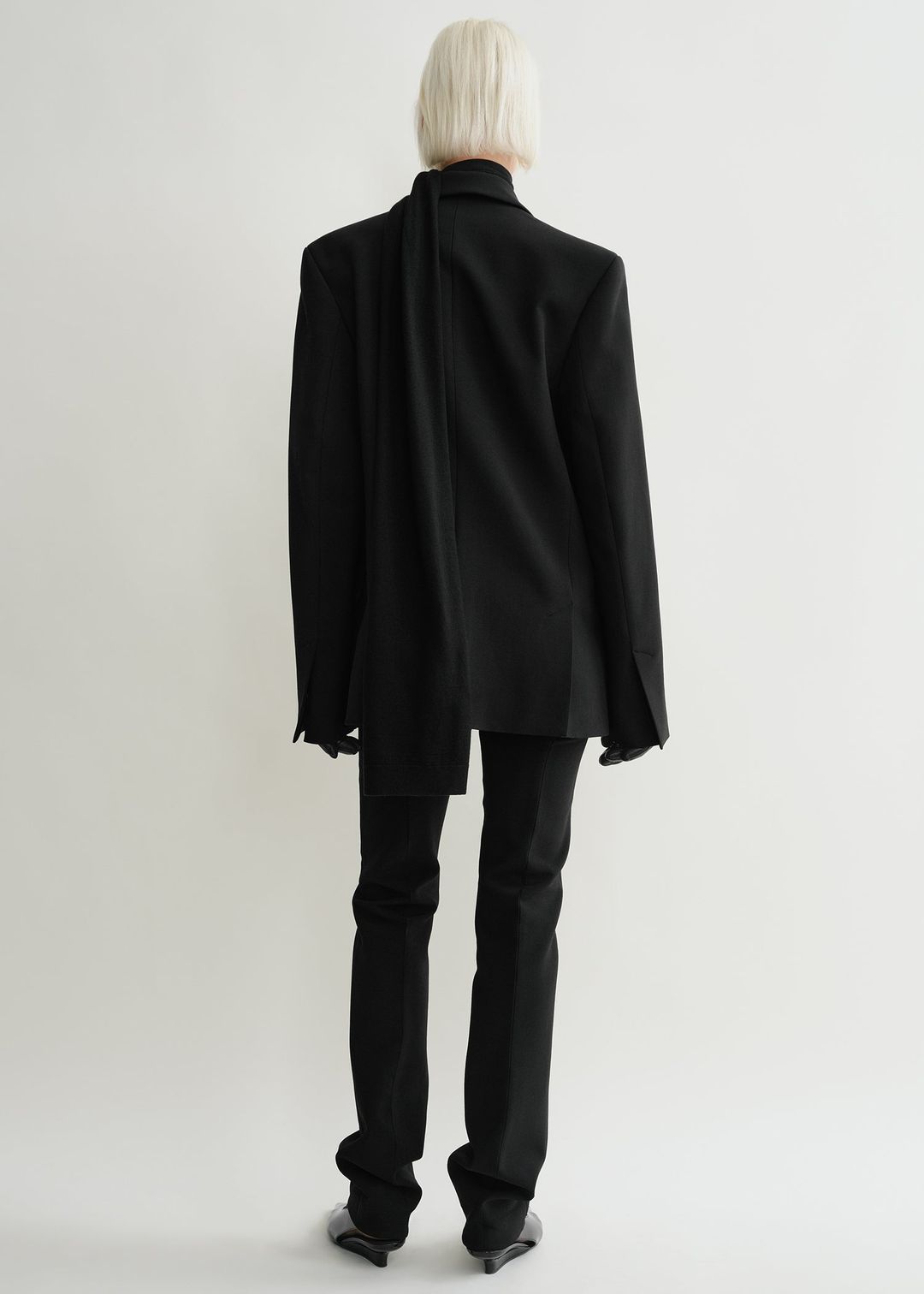 Straight blazer black #3