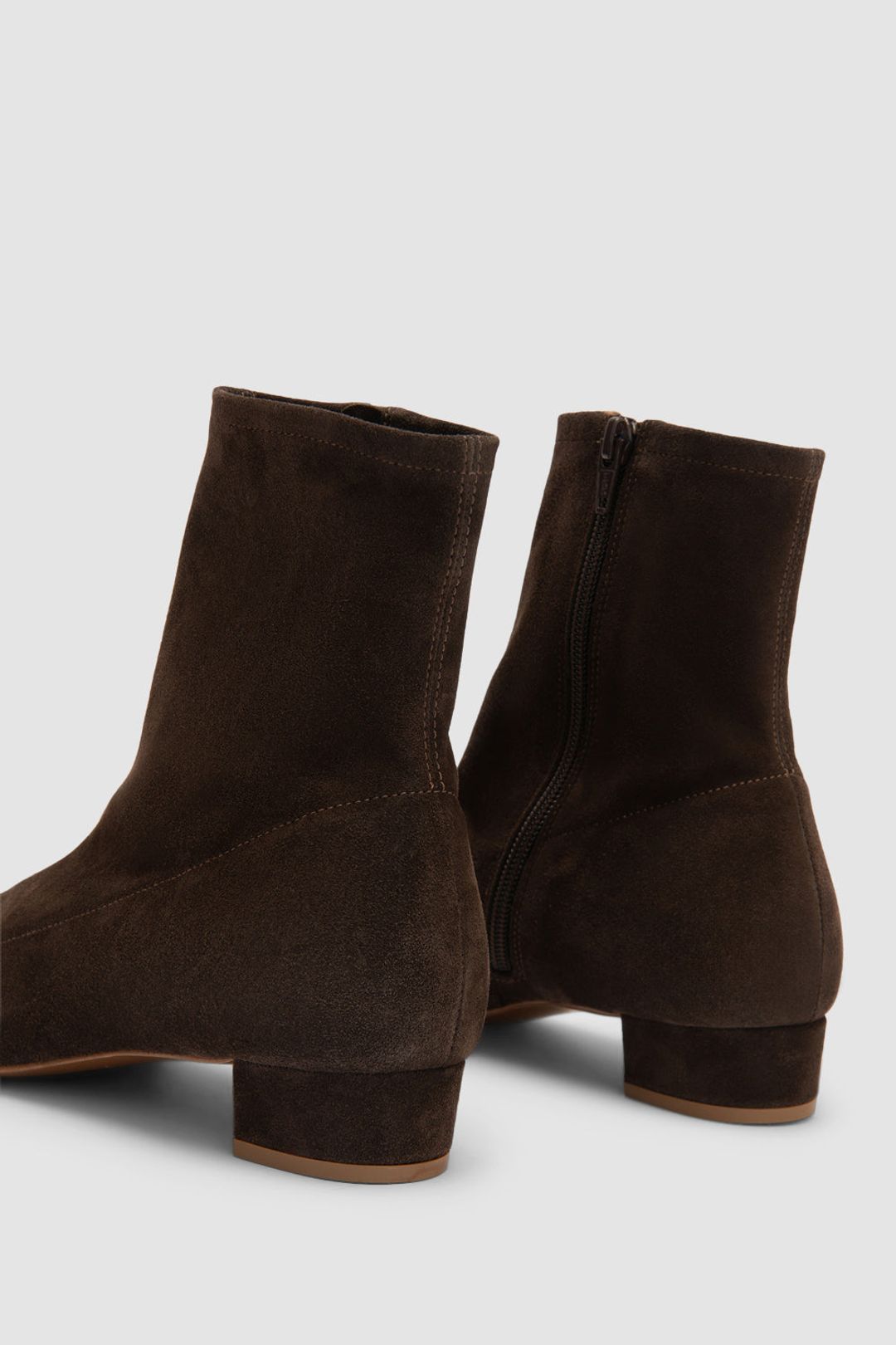 Este Ristretto Suede Leather Ankle Boot #5