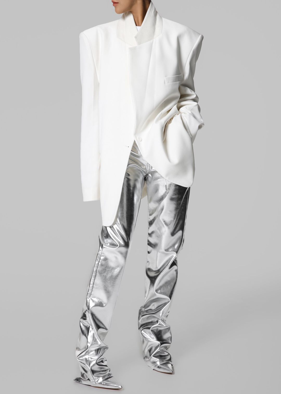 Jesse Aluminium Pants - Silver #14