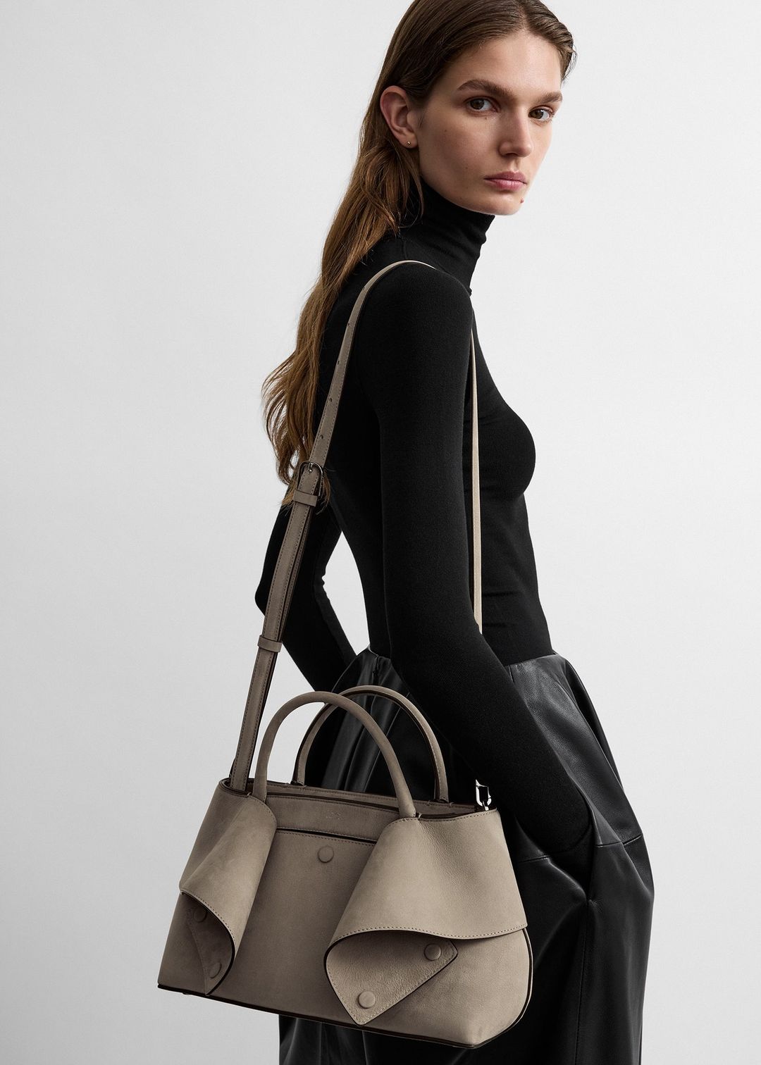 Small mercer nubuck tote rock #3