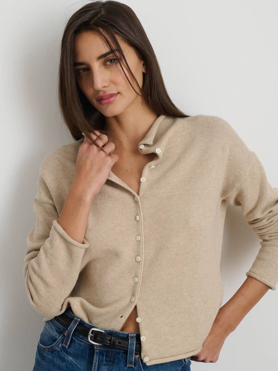 Taylor Cardigan In Cotton Cashmere #3