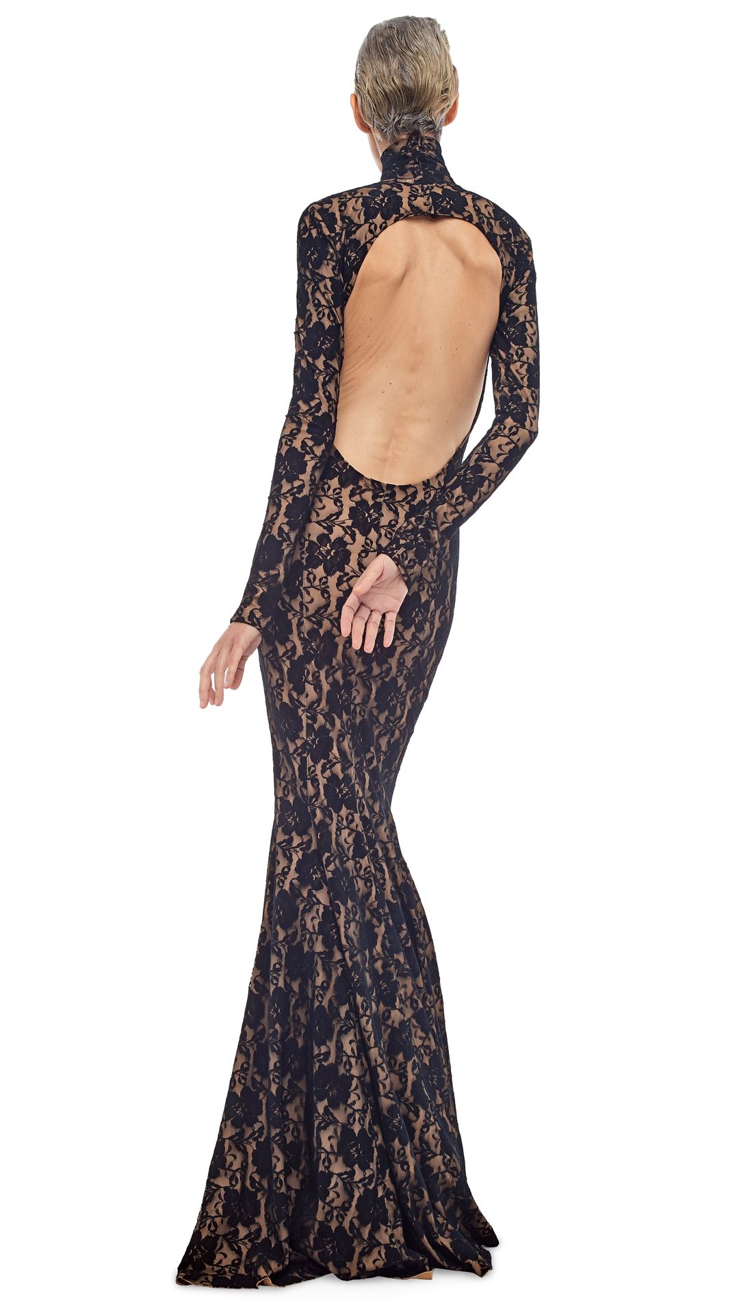 TURTLE OPEN BACK GOWN #6