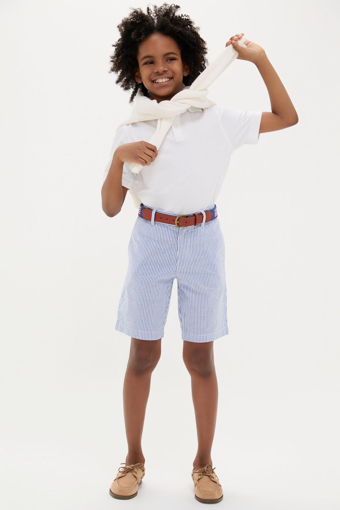 Boys Long-Sleeve Cotton Novelty Crab Bear Graphic Sweater #6