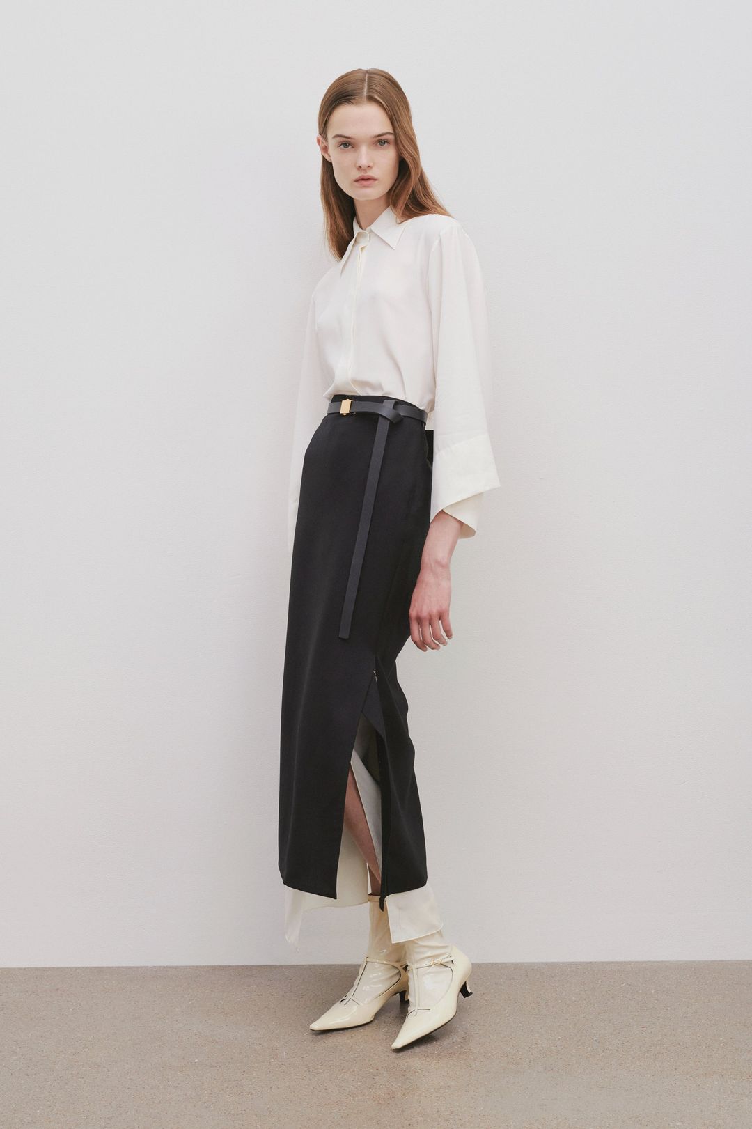 Patillon Skirt in Virgin Wool and Mohair #3