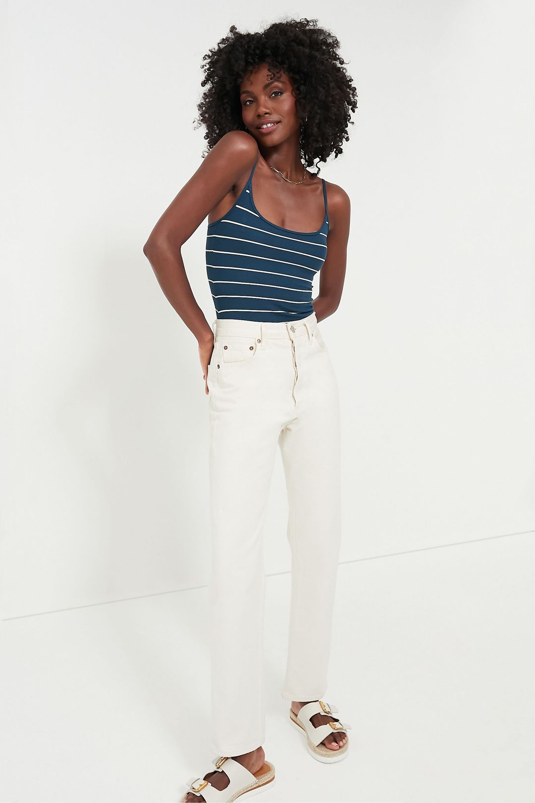 Deep Storm Scoop Cami Bodysuit