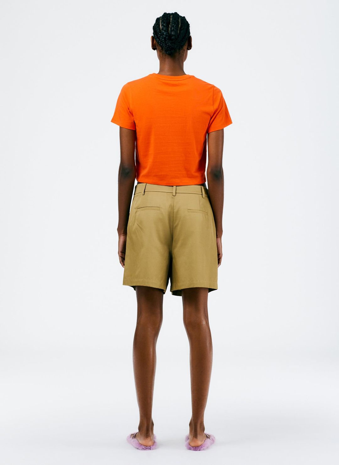 Drapey Suiting Pleated Short #4