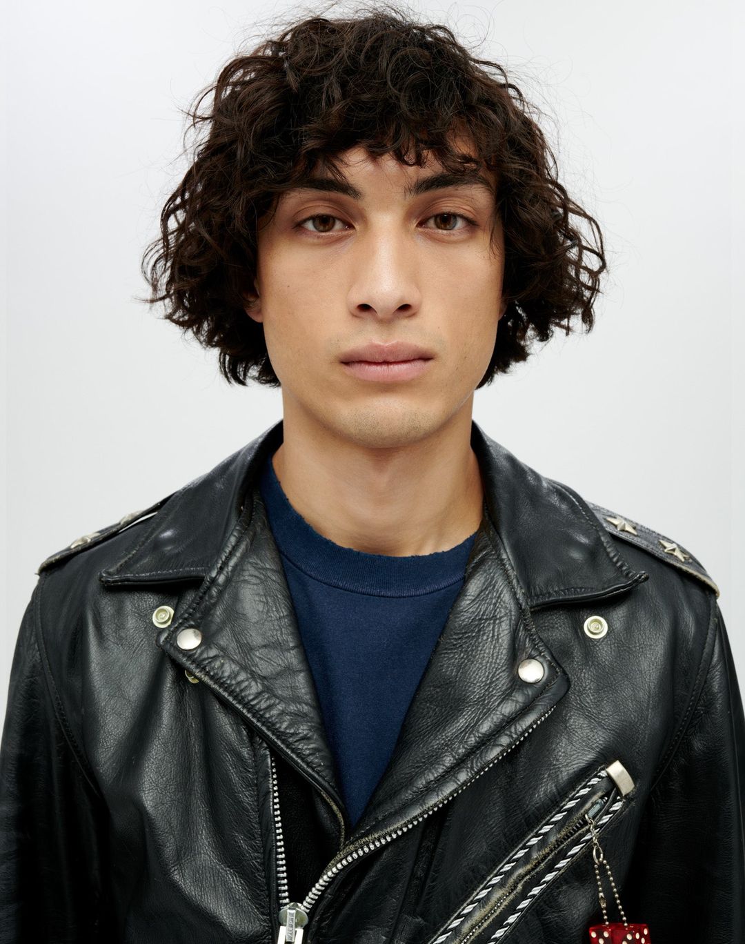 Upcycled Leather Biker Jacket - Black Cheetah #8