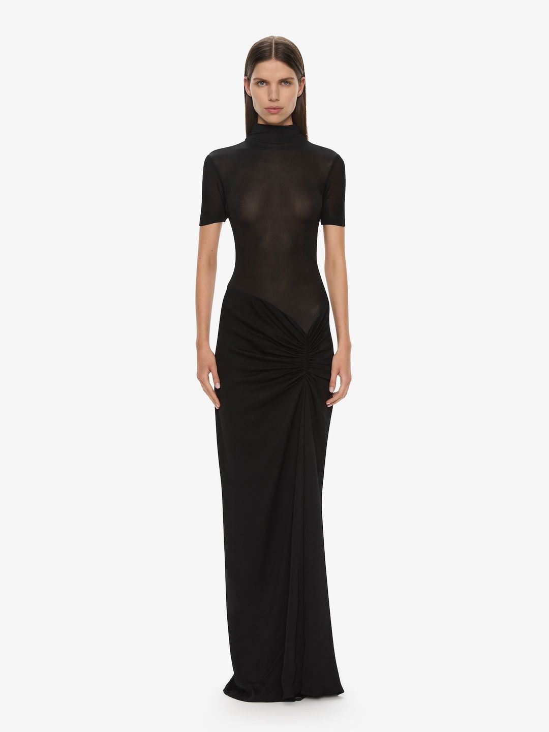 Fusion Ruched Tee Gown