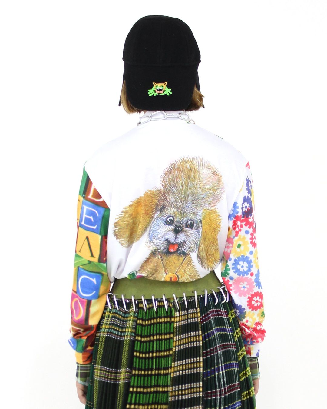 Bird Girl Alphabet Exclusive Oversized Polo Top