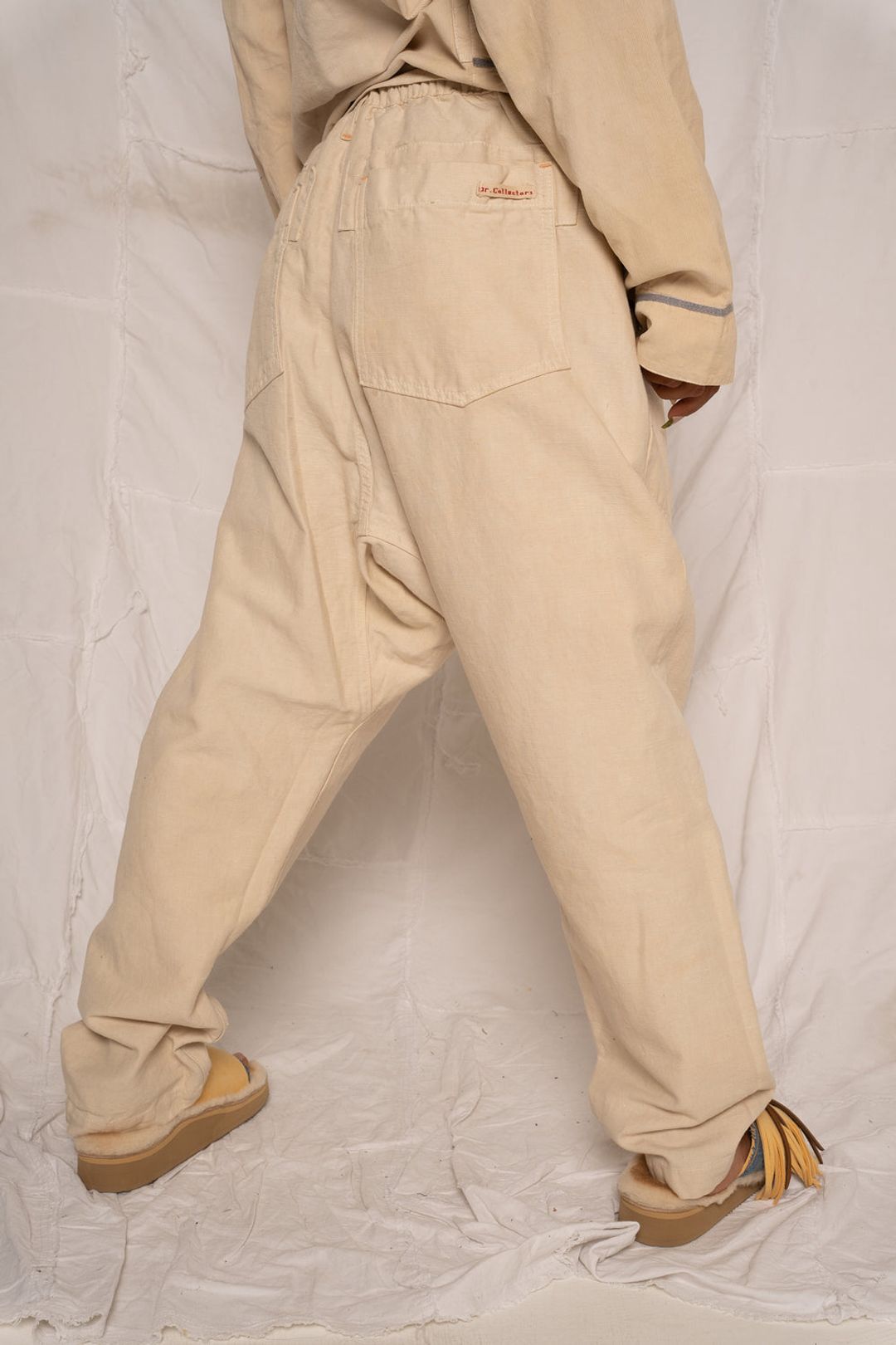 P63 Fatigue Military Hemp/Organic Cotton Uneven Dye Stone #6