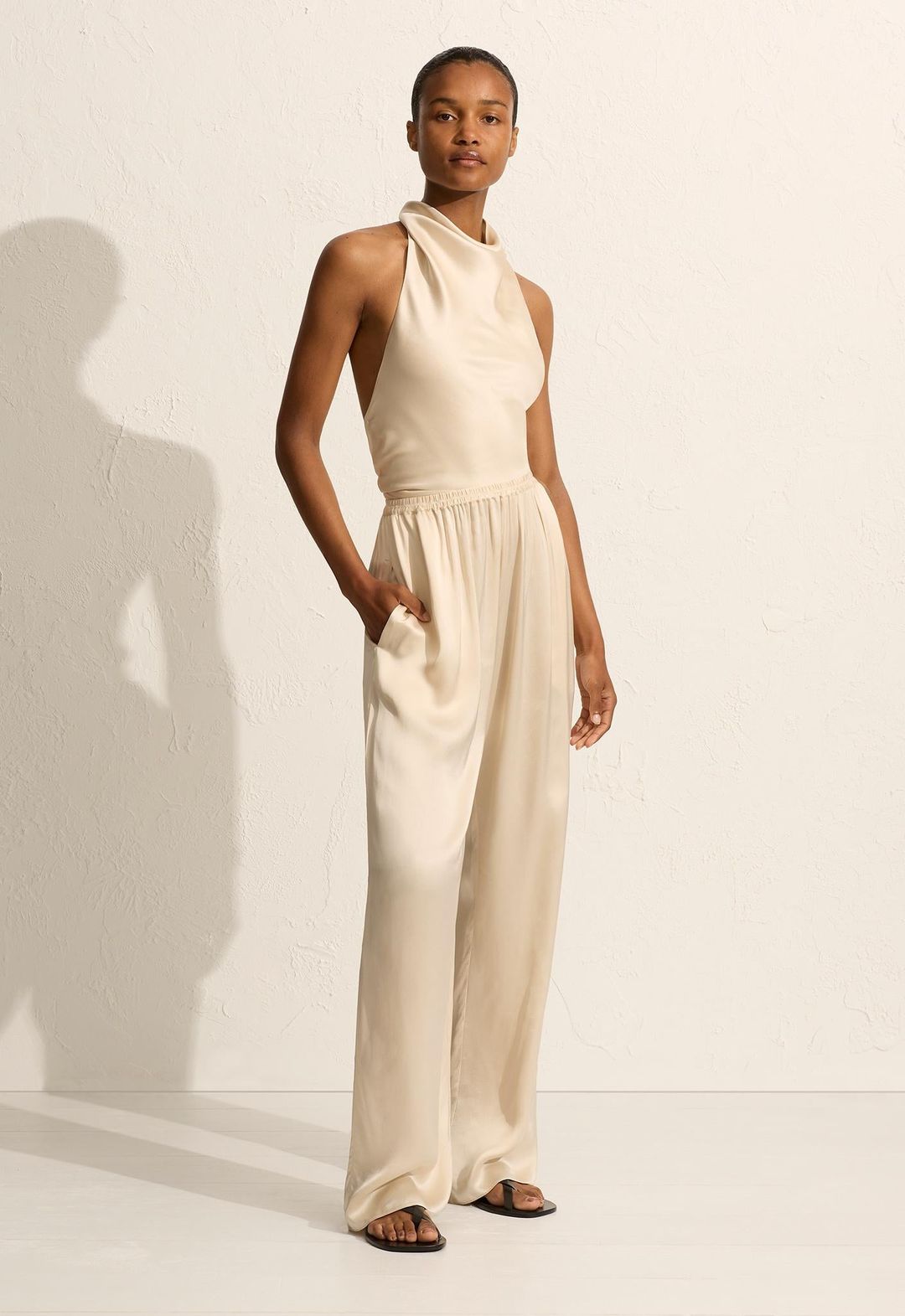 Relaxed Satin Pant #9
