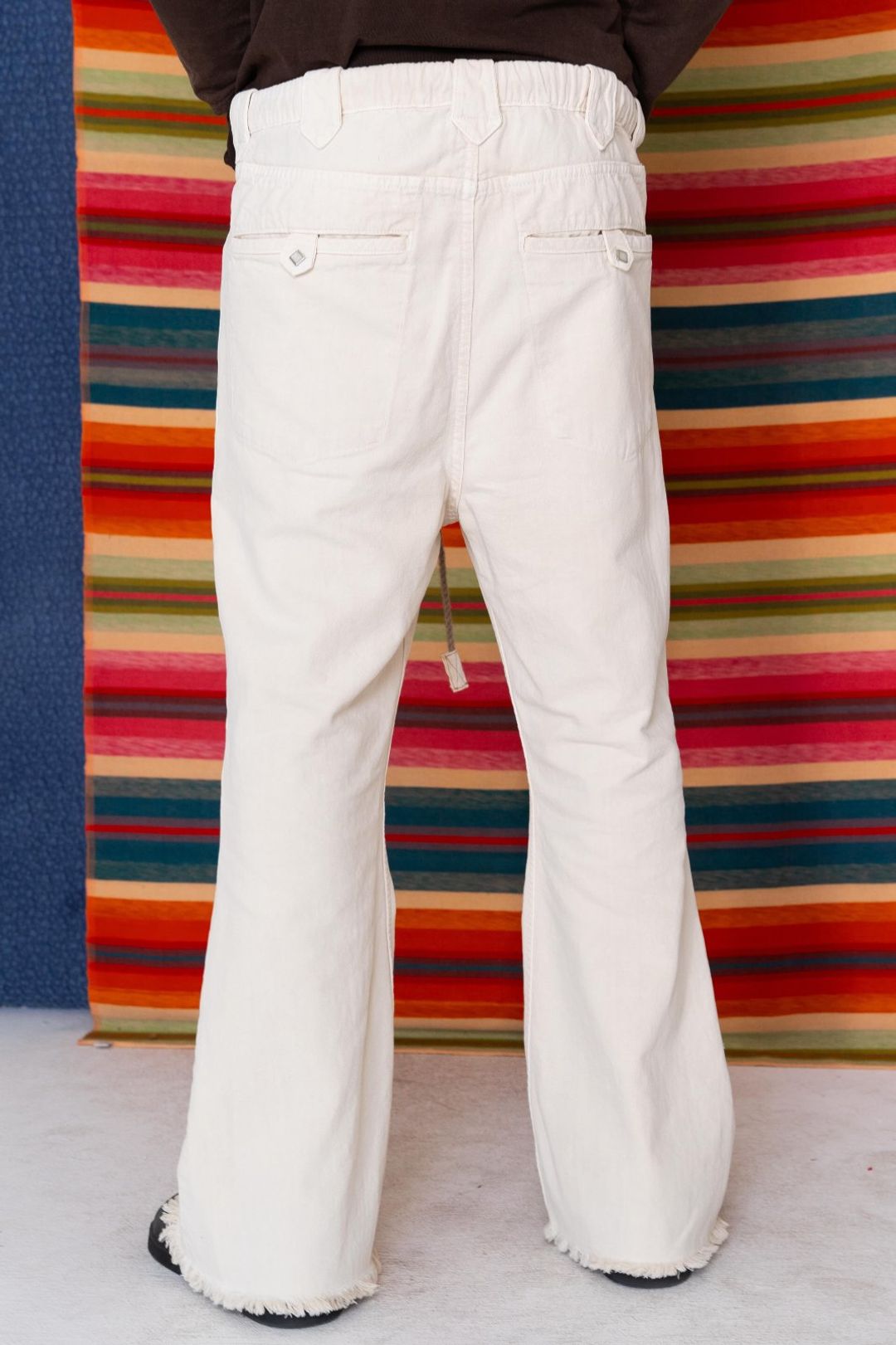 P75 Westerner Bell Bottoms Canvas Sunfaded Stone #7