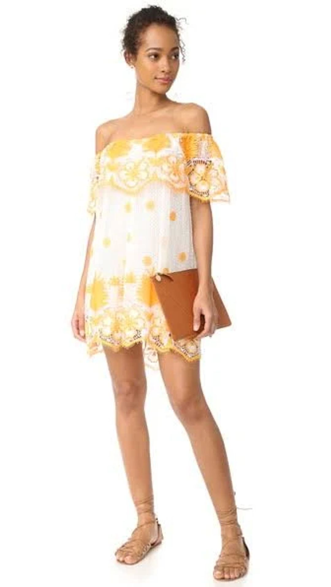 Miguelina Angelique Lace Mini Dress