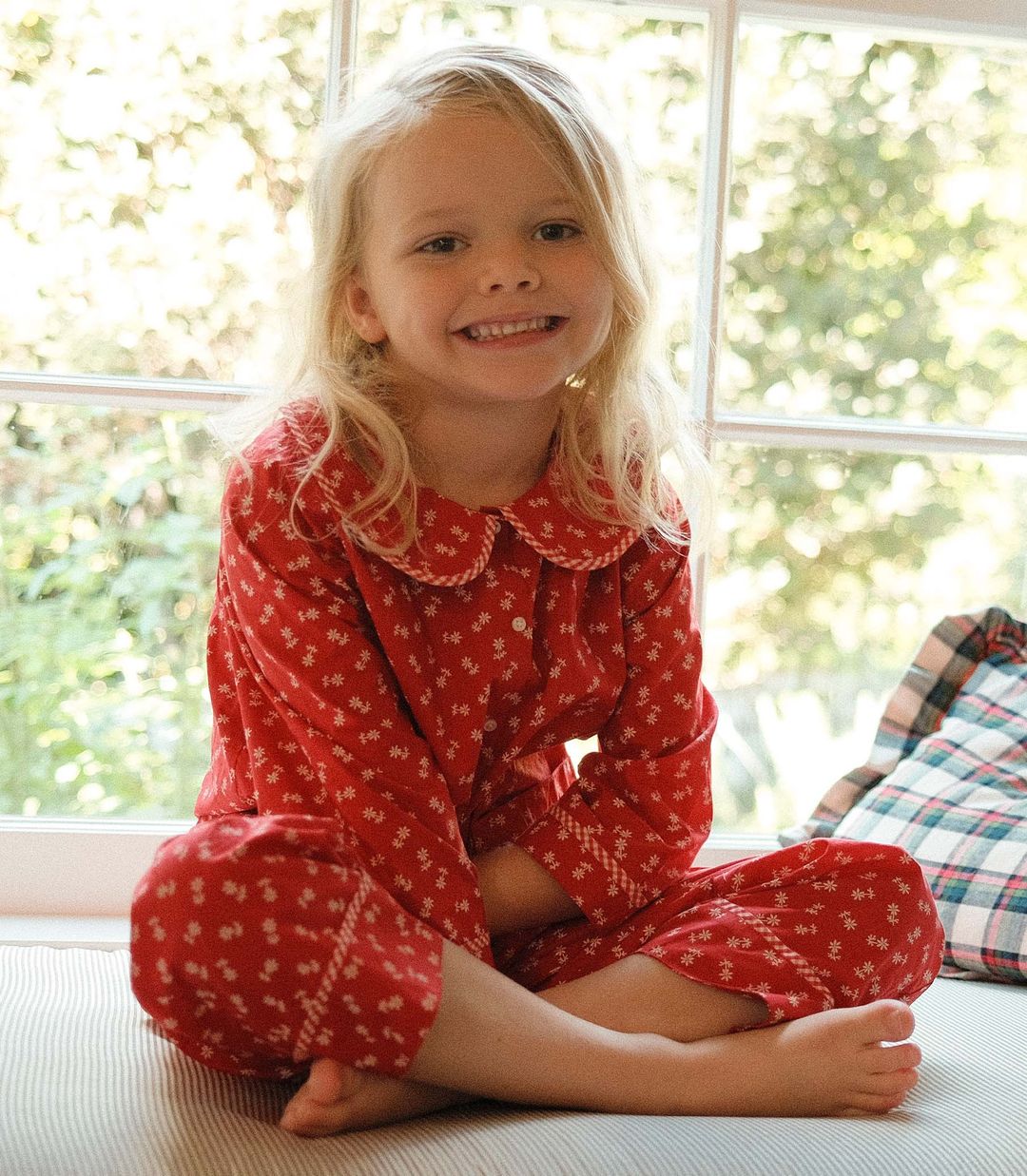 LEAF PLAYSUIT -- POMME ROUGE CALICO #4