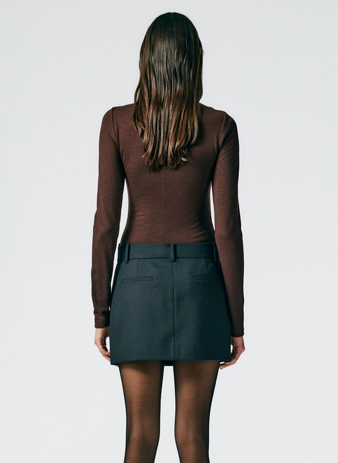 Wool Jersey Funnelneck Bodysuit #4