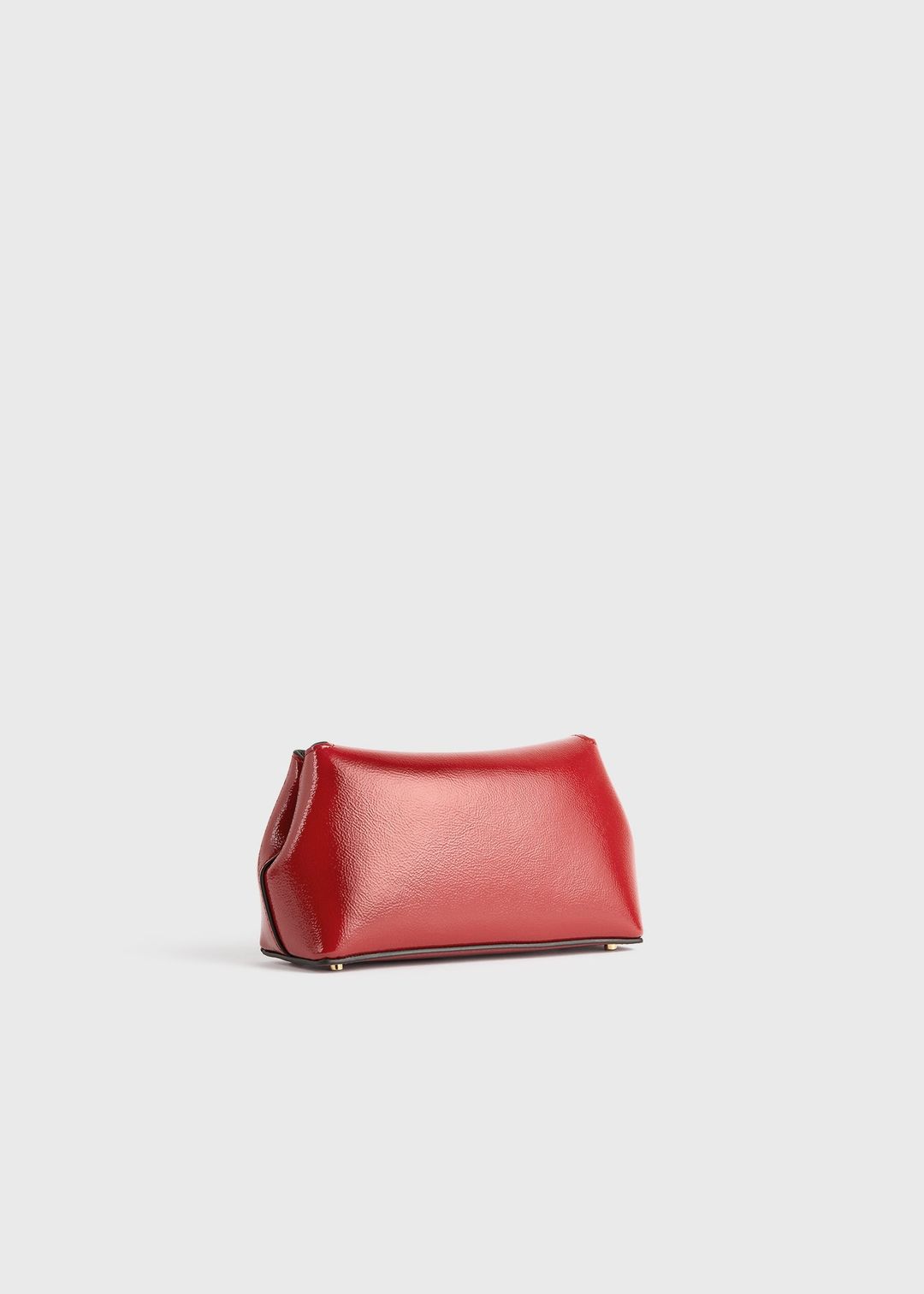 Mini T-lock naplack clutch red #7