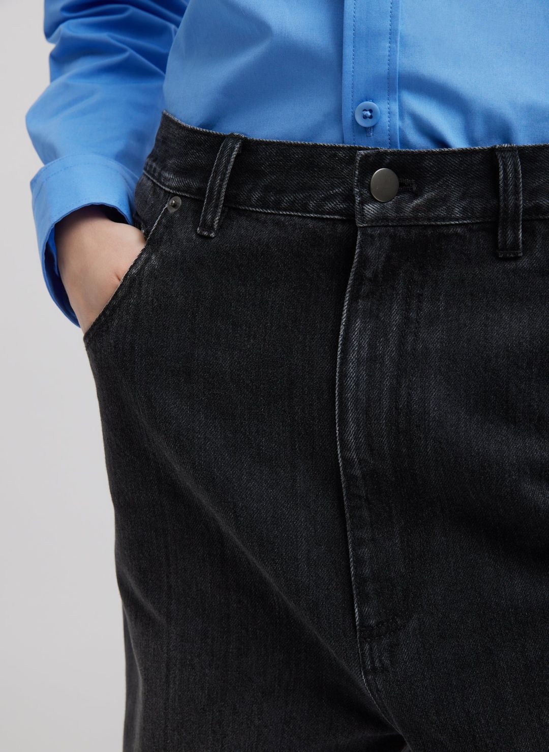 Vintage Black Denim Ryder Jean #2