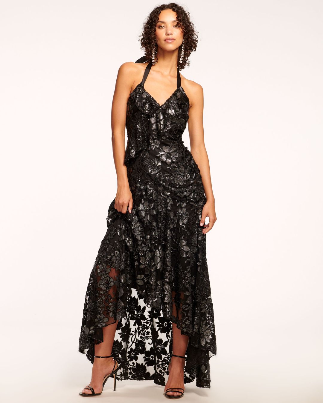 Chaplin Lace Halter Gown