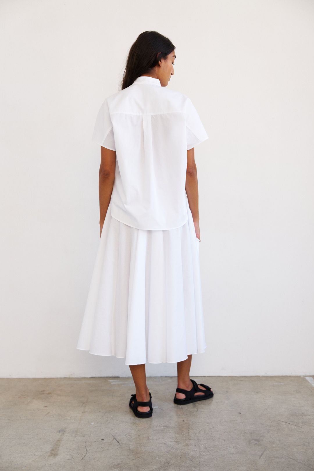 The Italian Summer Skirt in White #5