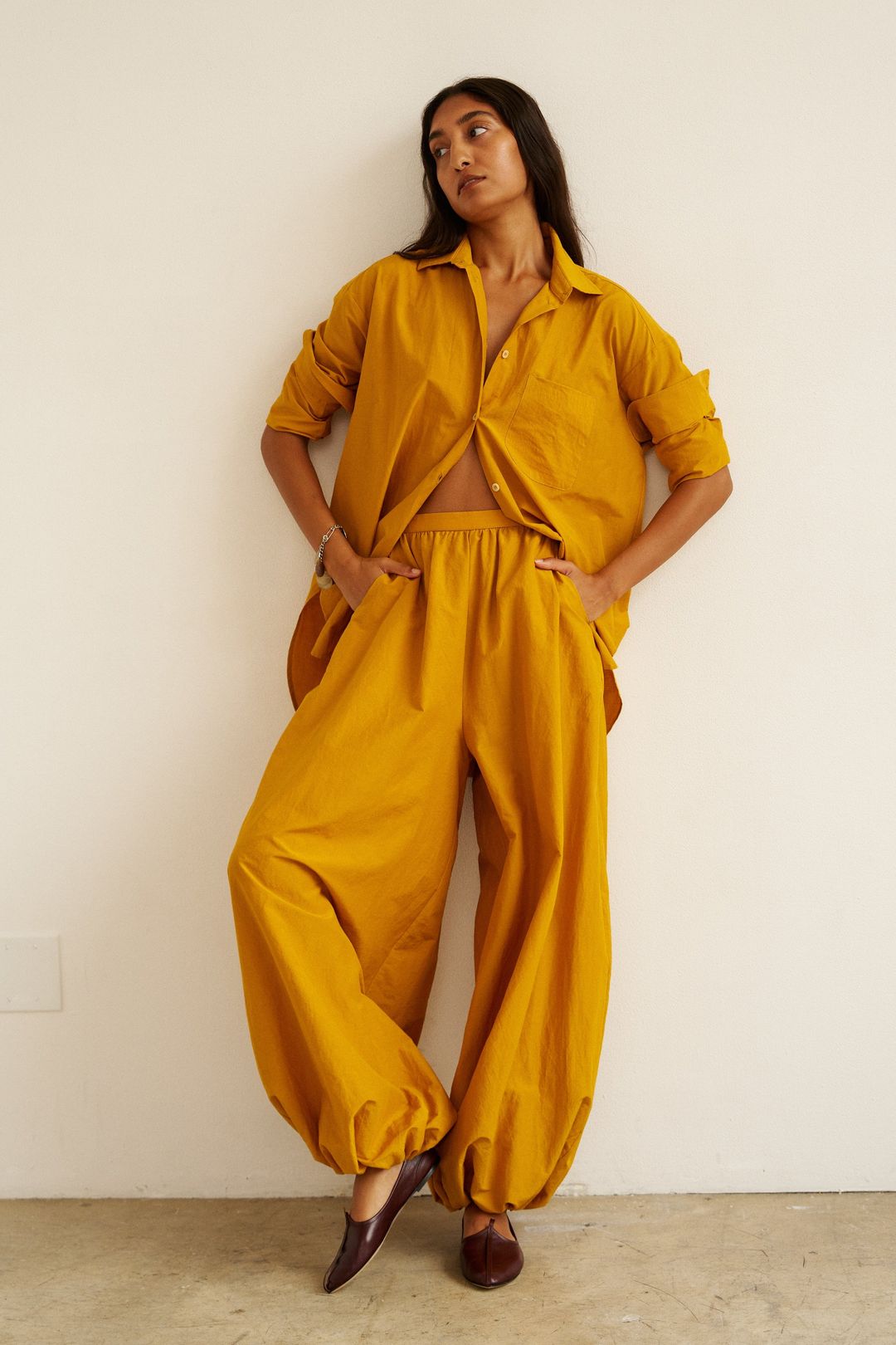 The Balloon Pant in Turmeric #9