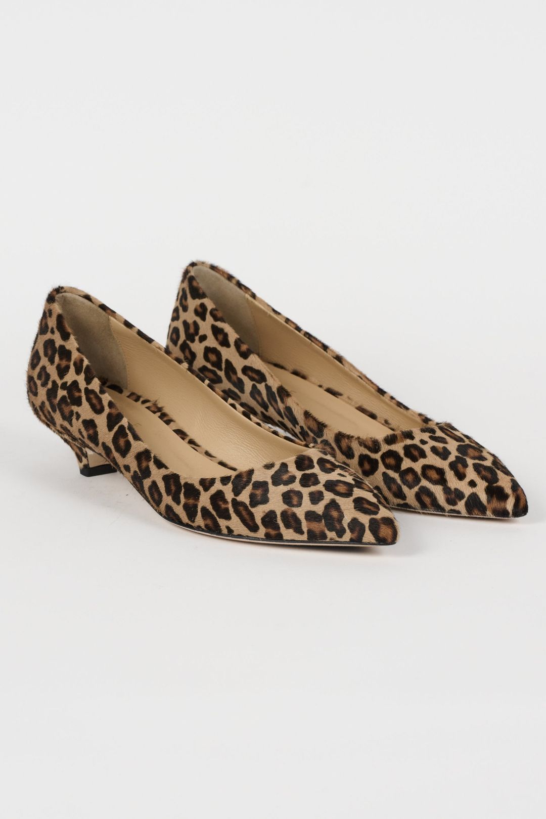The Kitty Point Heel in Ponyhair Leopard #3
