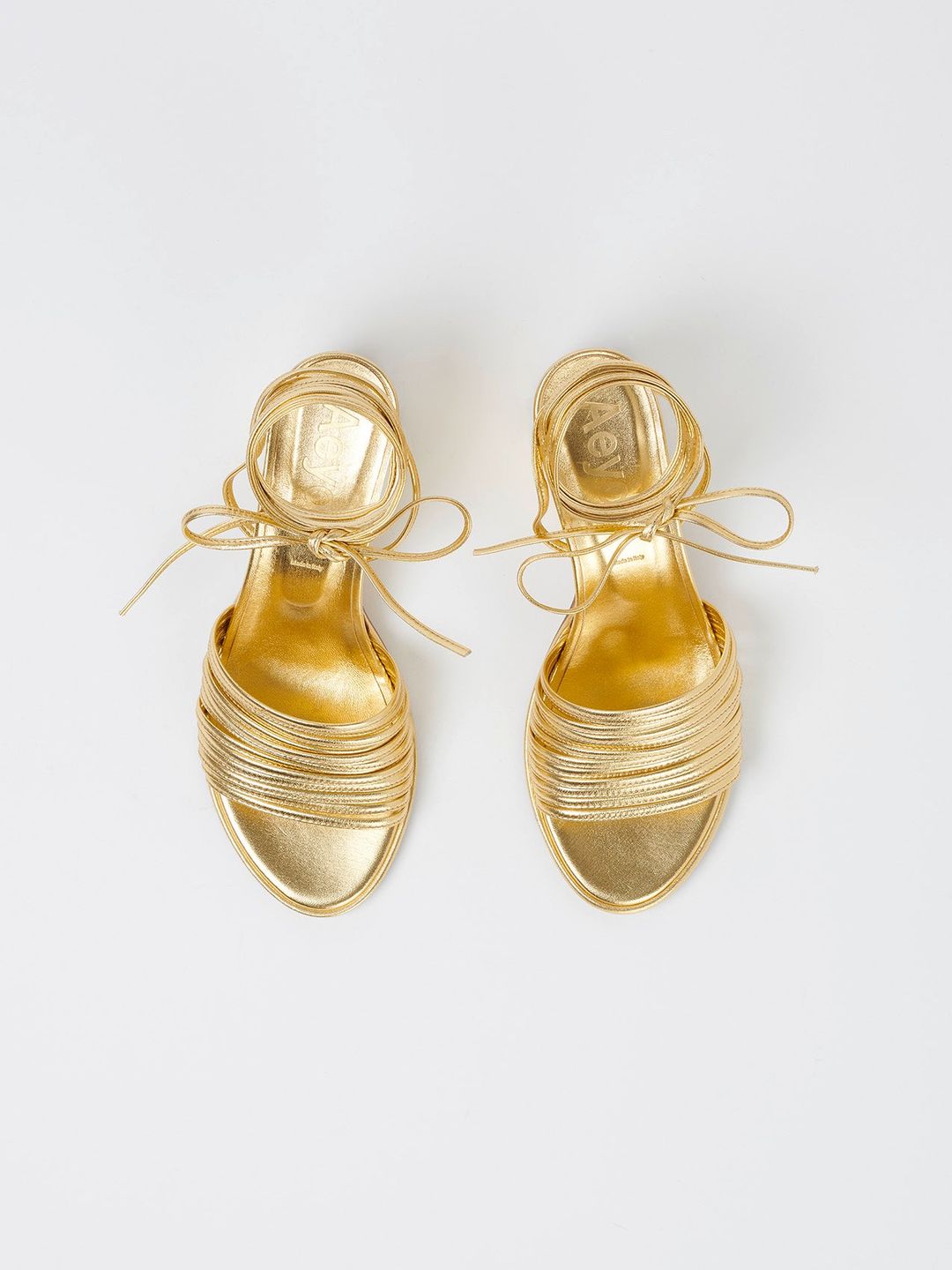 Natania Leather Lace-Up Sandals #5