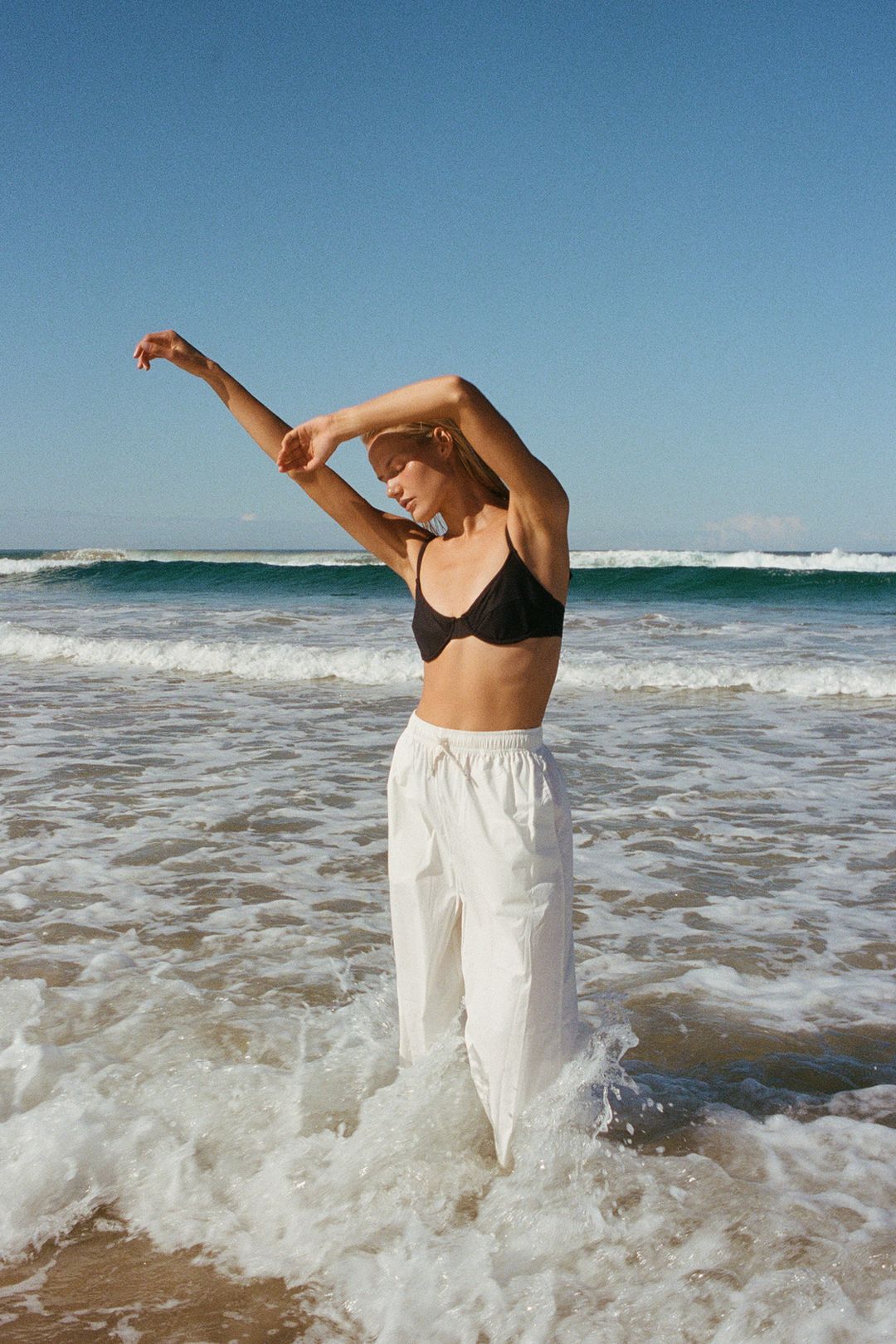 Cotton Poplin Pant - Milk #3