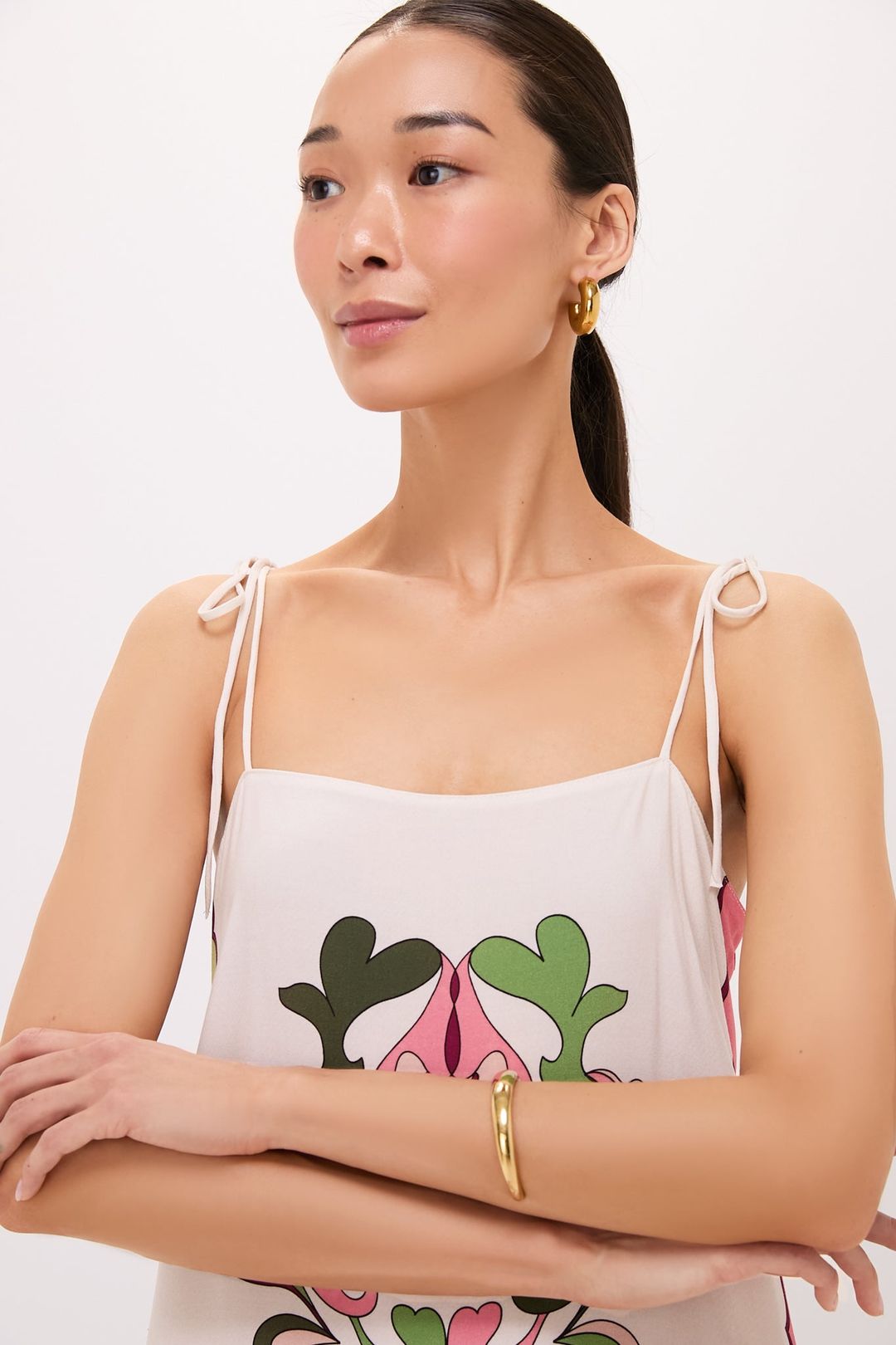 Off White Inamorata Straps Long Dress #6