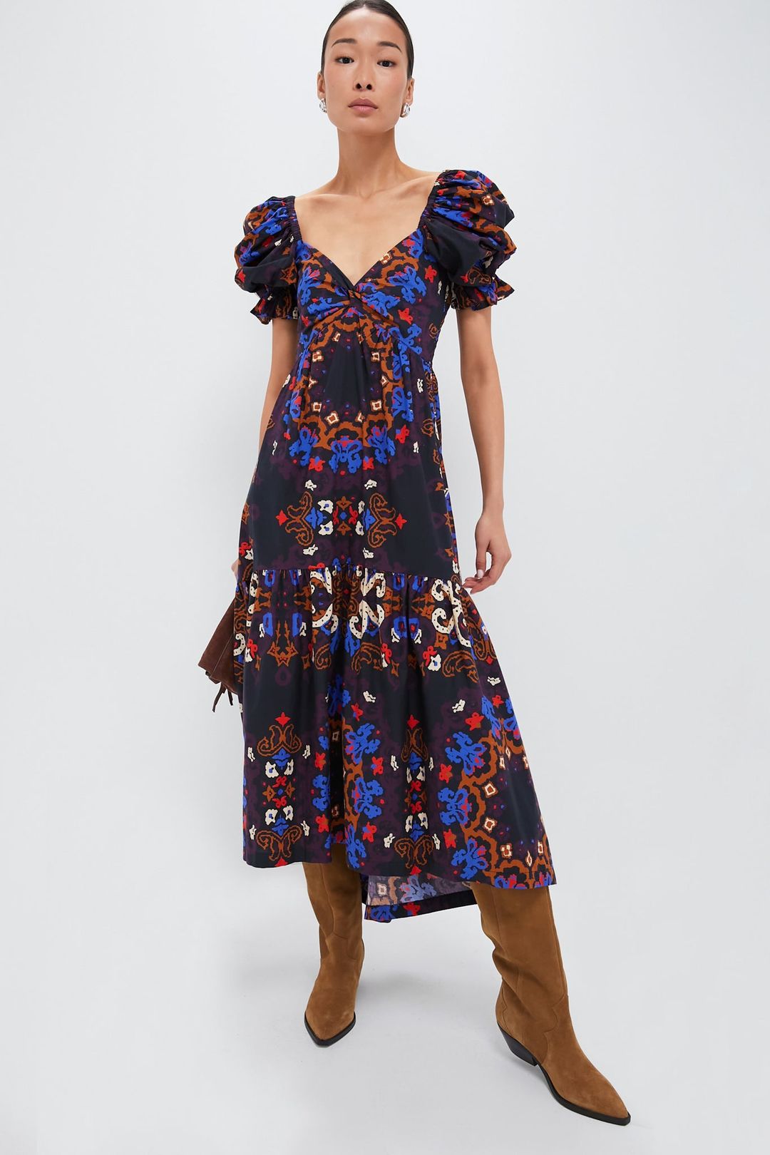 Venezia Print Jewel Ankle Dress #2