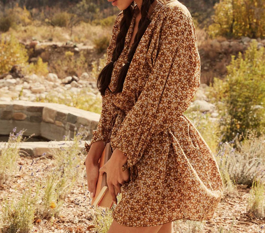 HMD -- OPAL DRESS -- GOLDEN MESA FLOR #2