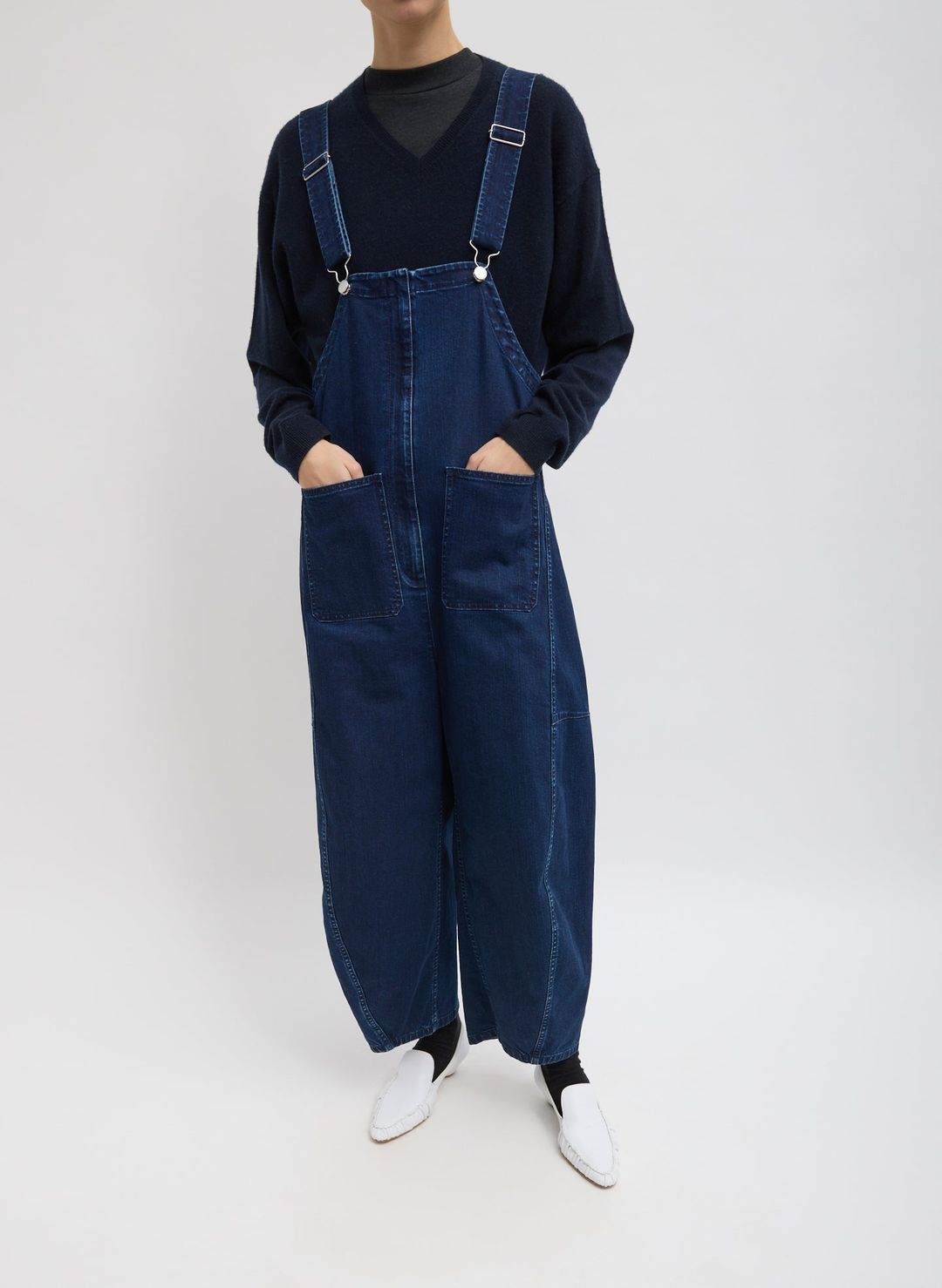 Classic Indigo Denim Jumpsuit #8