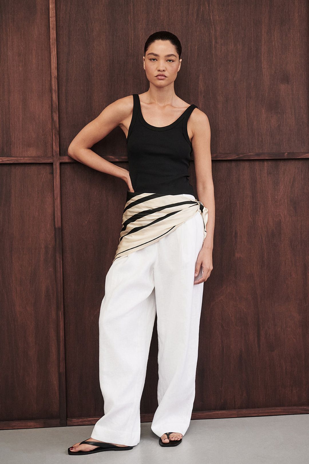 FRAN WHITE LINEN PANT #9