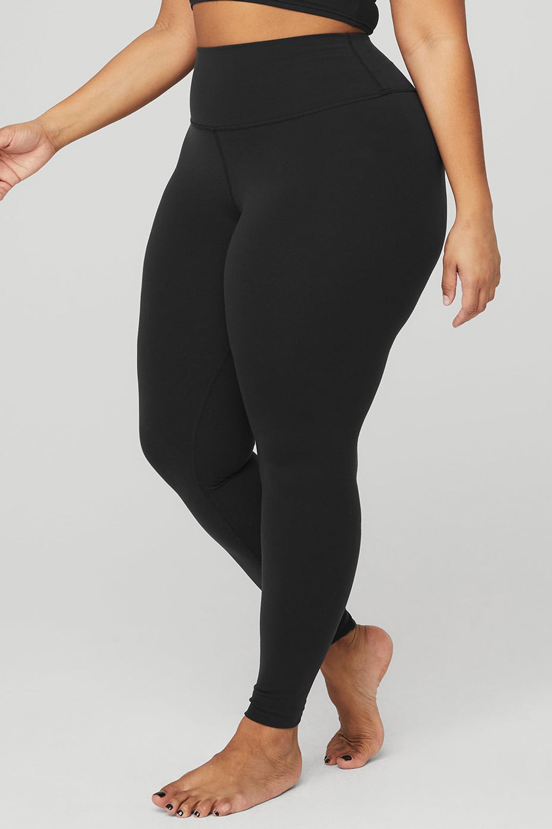 High-Waist Airbrush Legging - Black #8