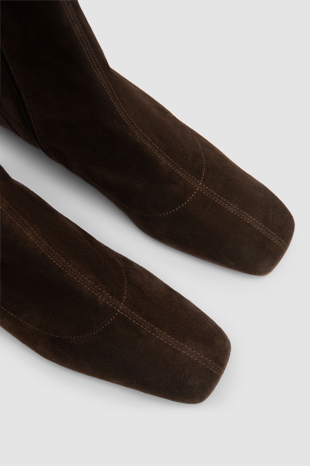 Este Ristretto Suede Leather Ankle Boot #3