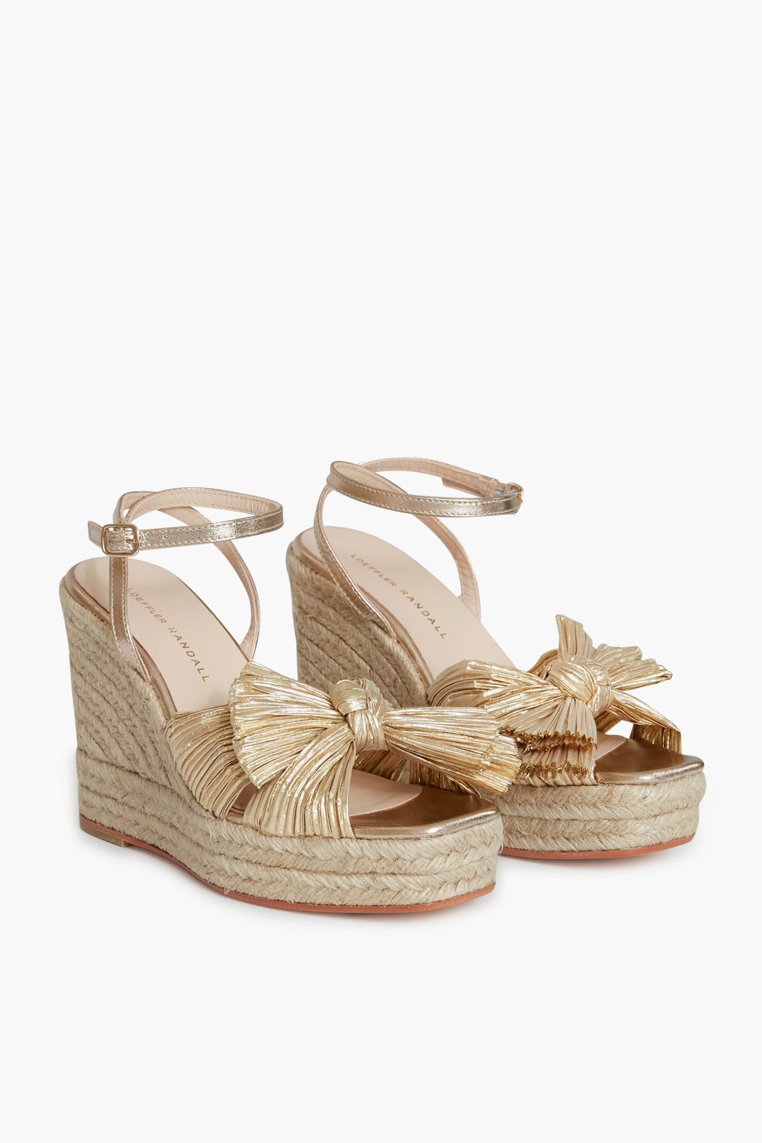Gold Peri Platform Wedges #4