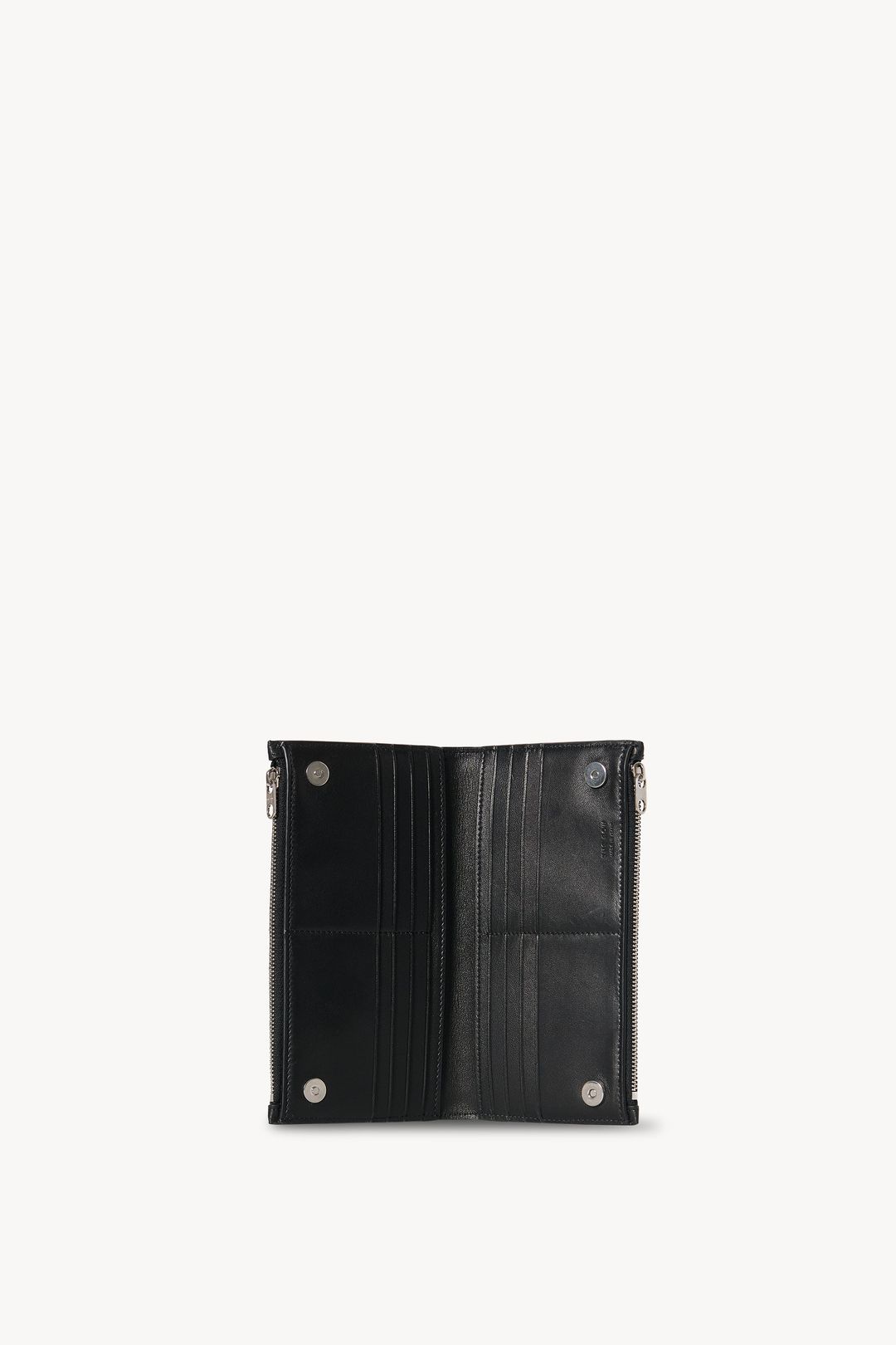 Multi Zipped Wallet in Leather #3