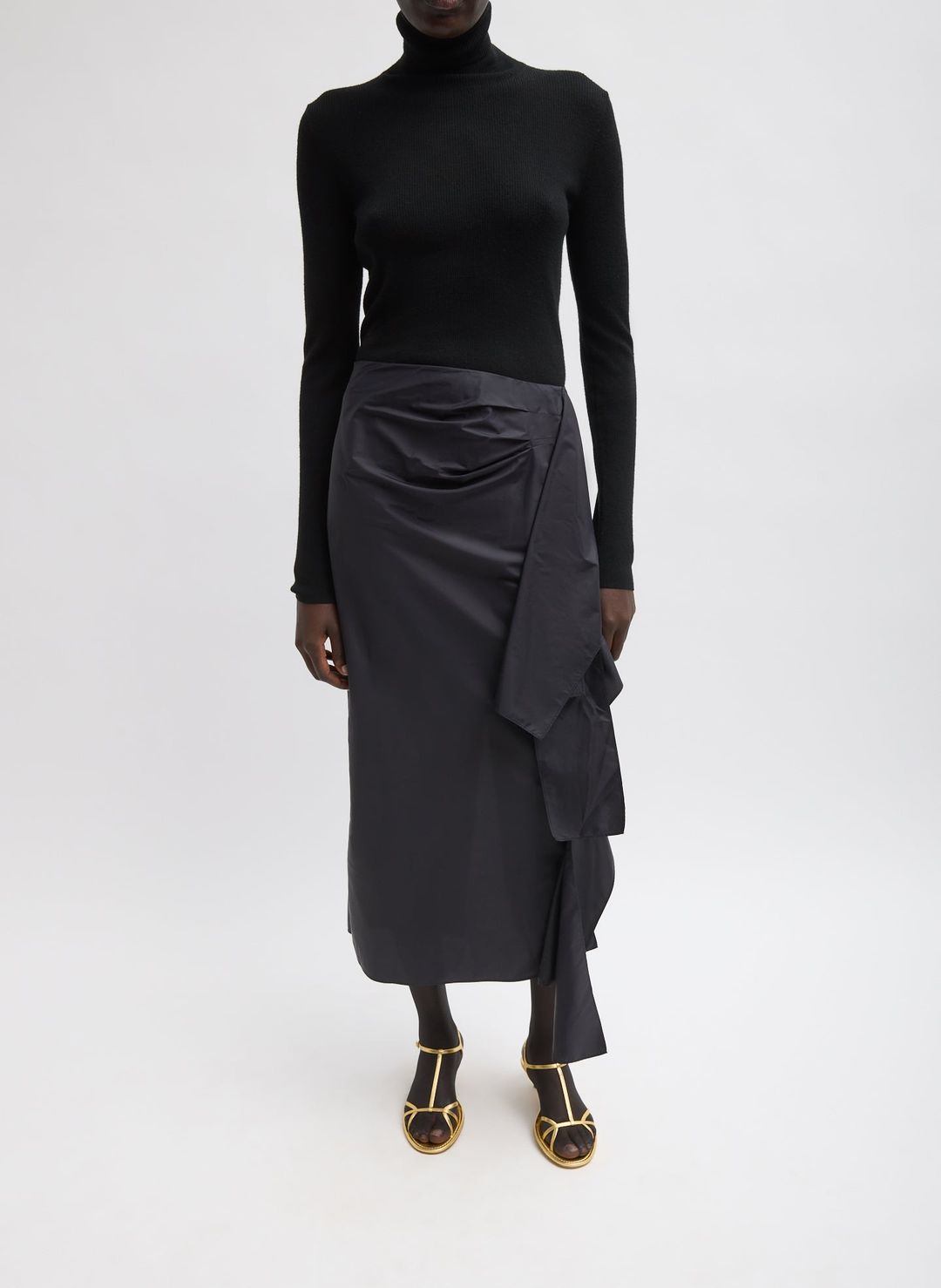 Italian Sporty Nylon Ribbon Skirt