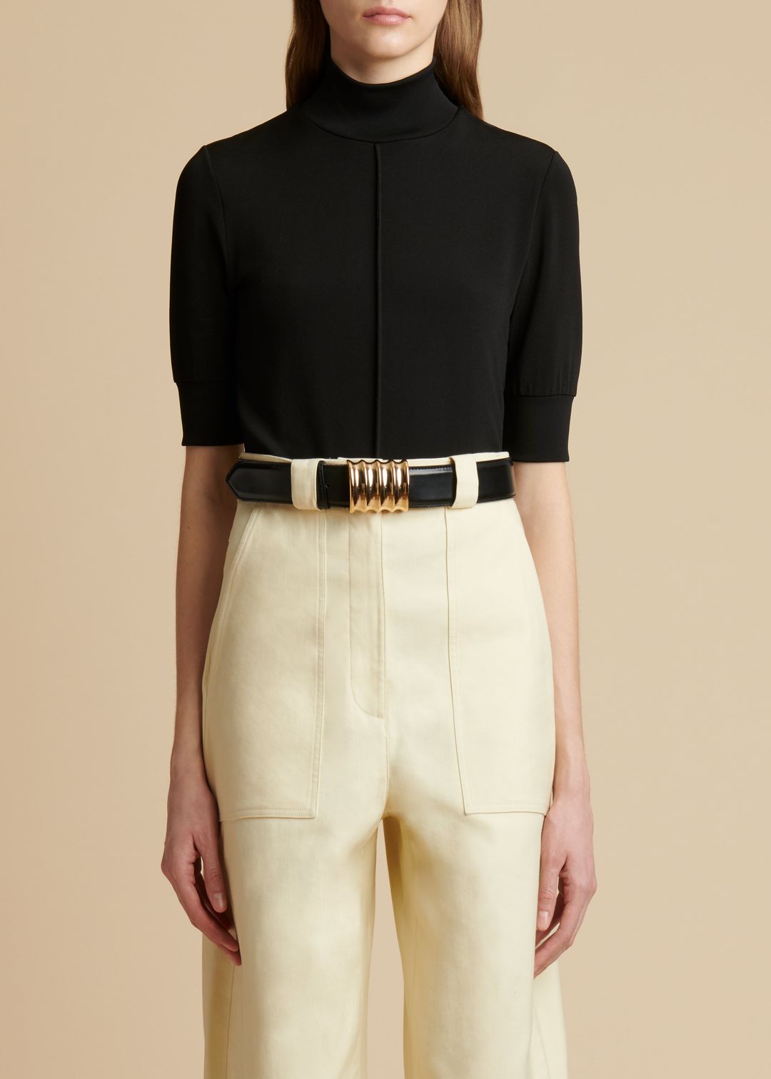The Viola Top in Black