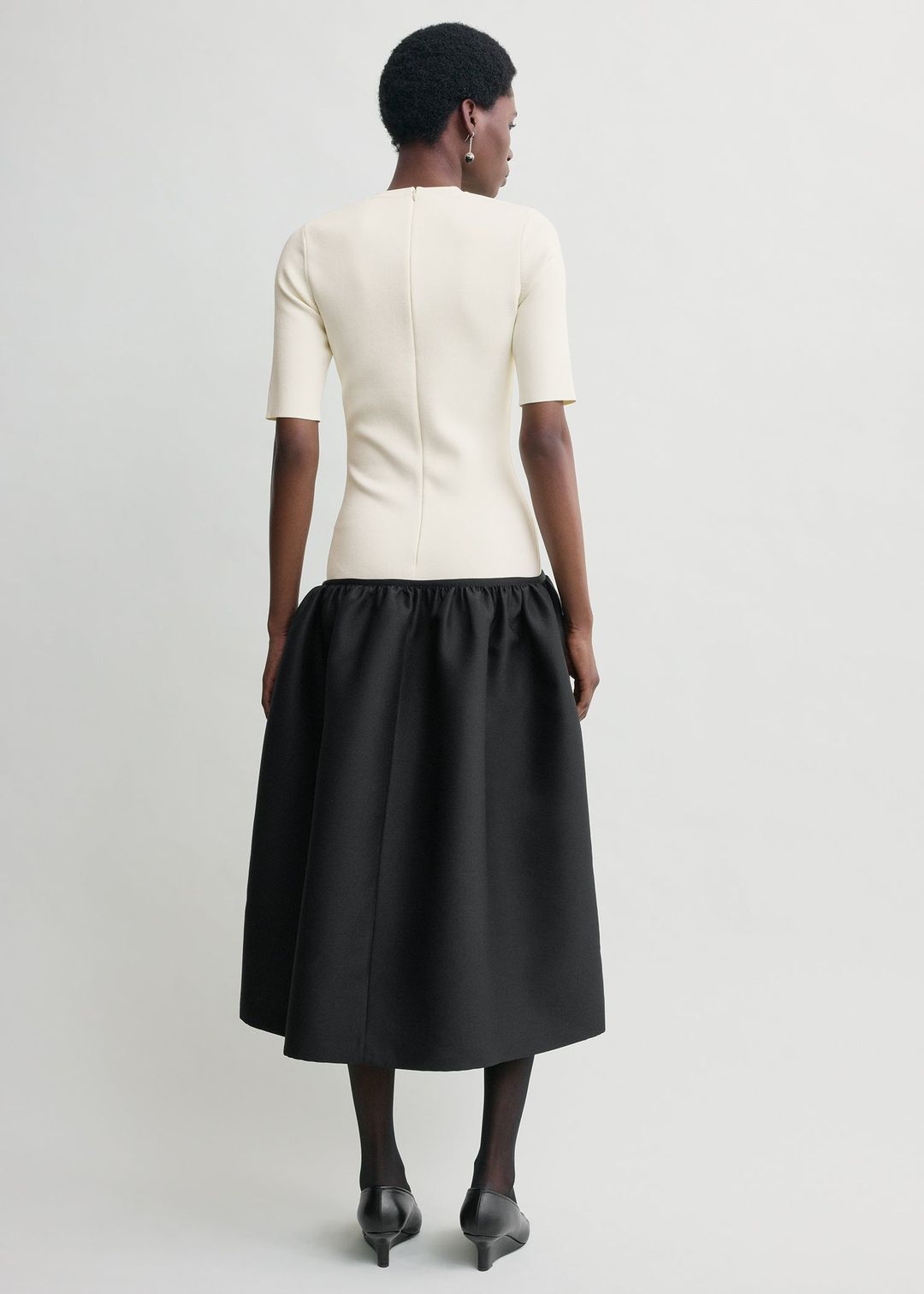 Twinflower tee dress ecru #3