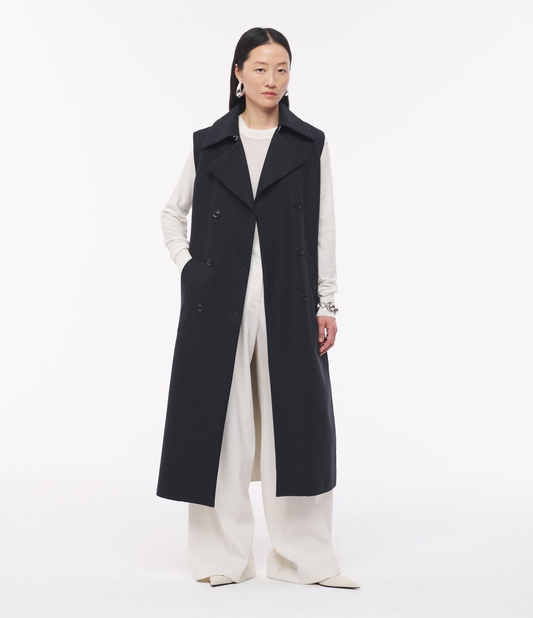 Double Face Convertible Trench - Resale | Olive/Black