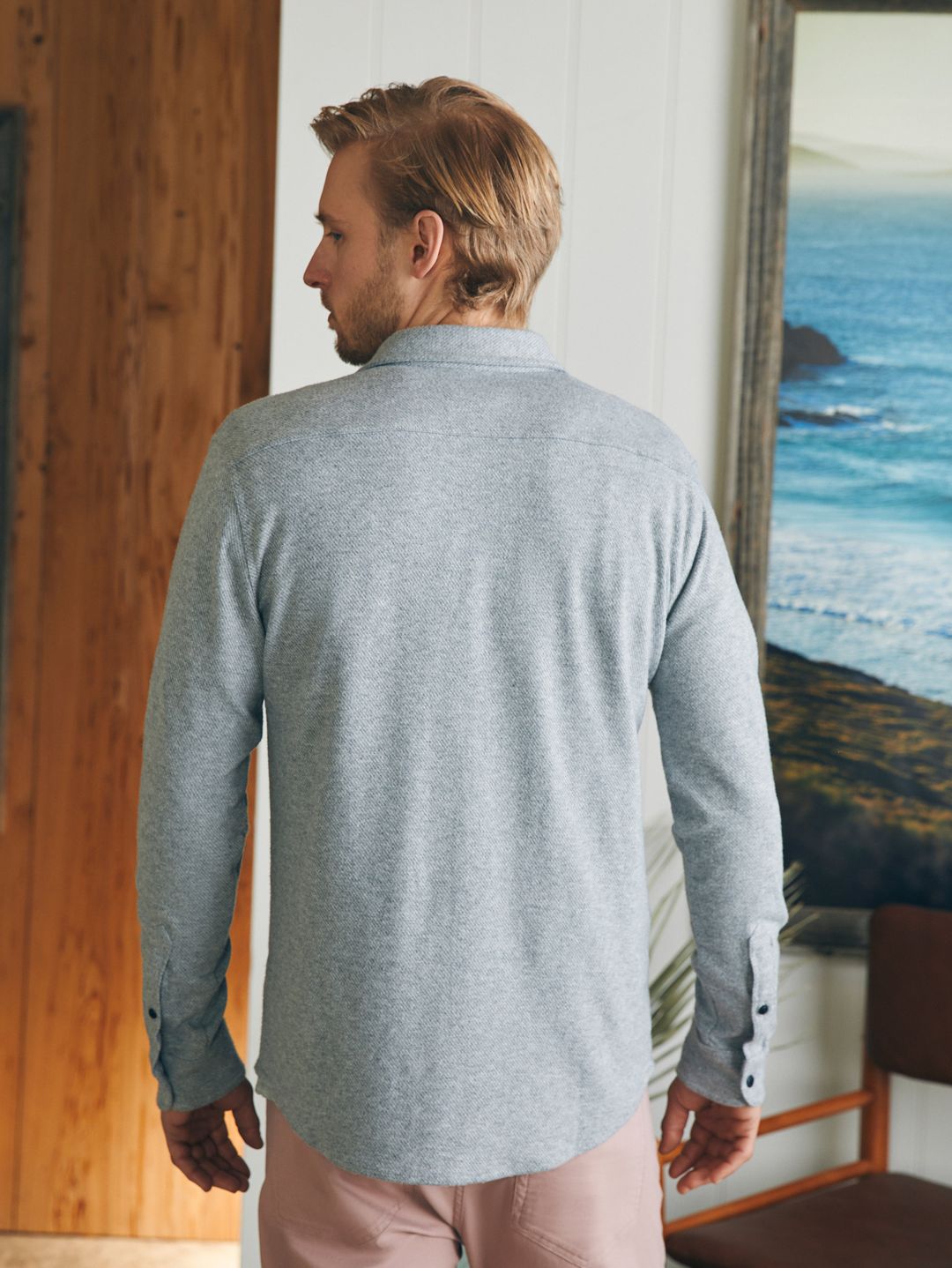 Legend™ Sweater Shirt (Tall) - Fossil Grey Twill #5
