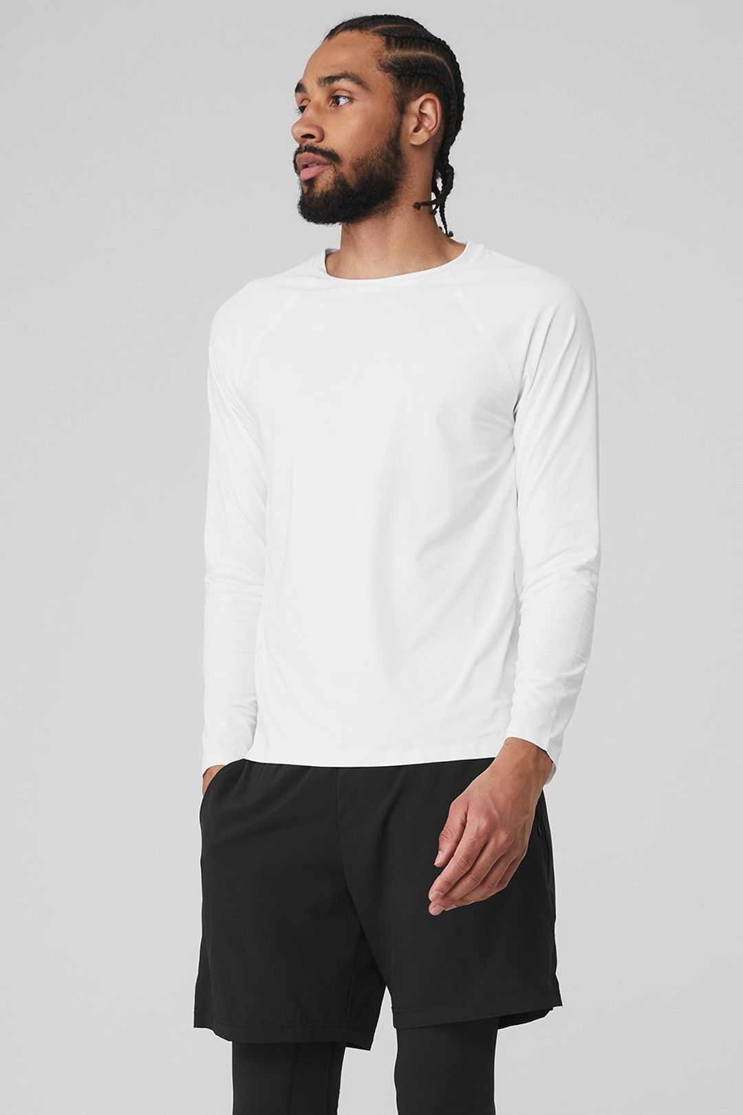 Idol Long Sleeve Performance Tee - White #3