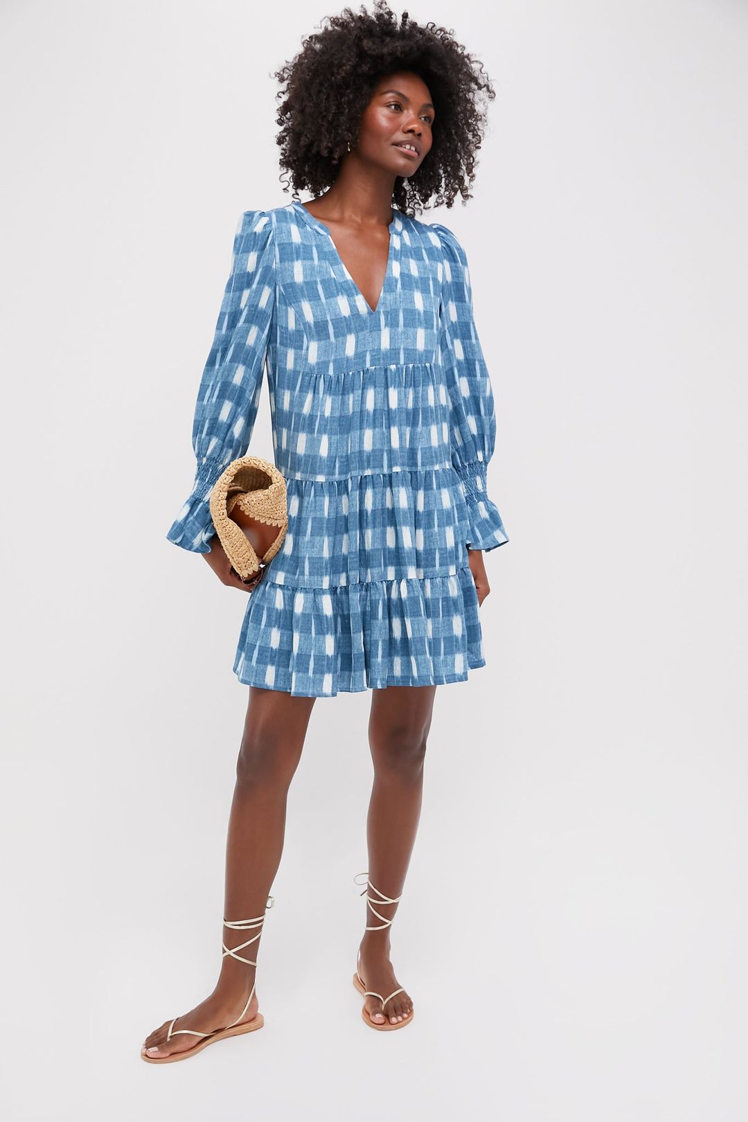 Blue Ikat Kenzo Dress #2