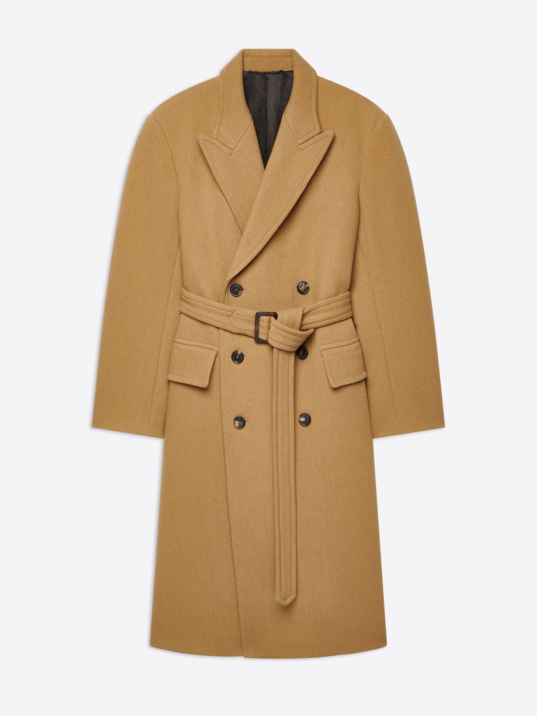 Wool belted coat