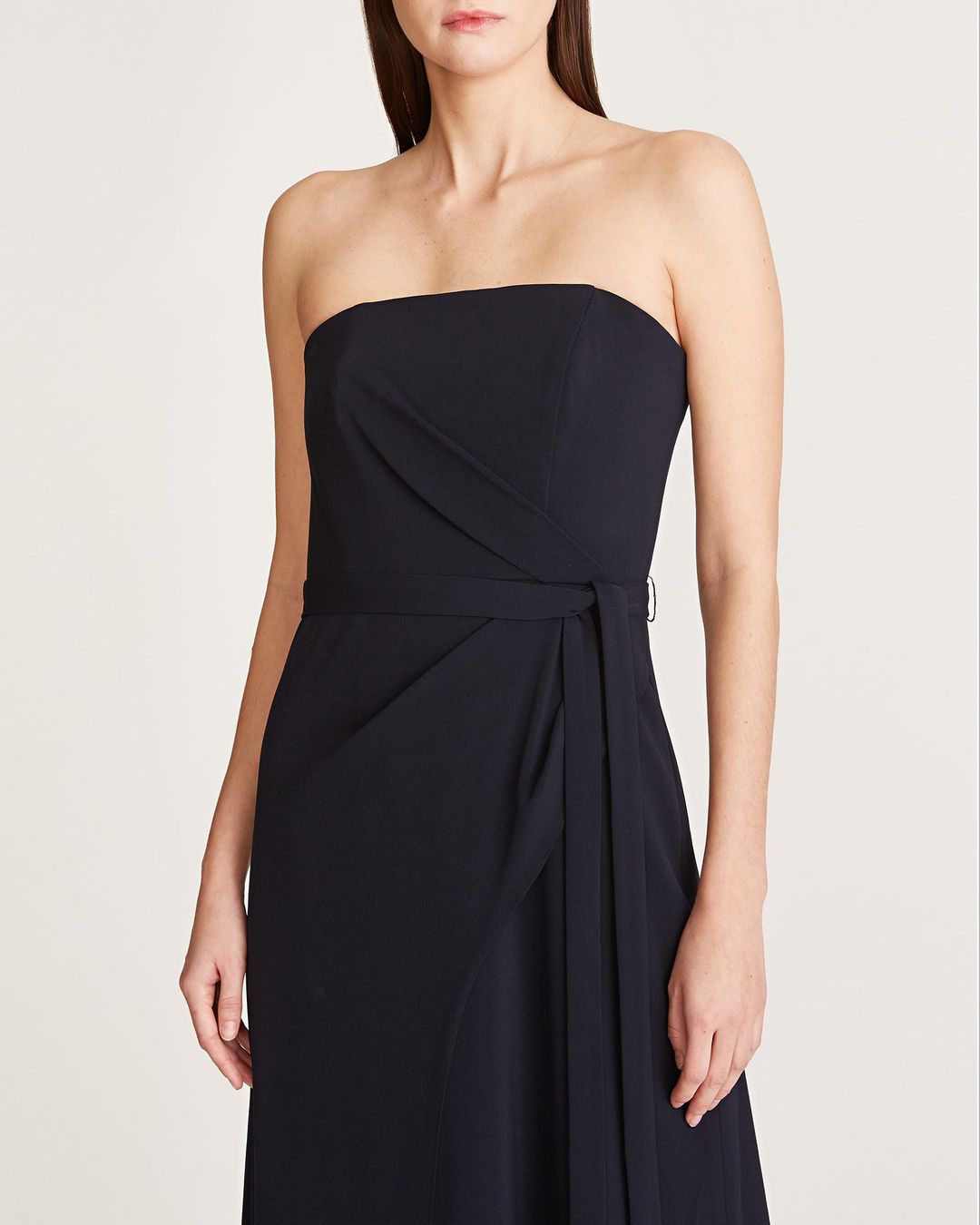 Ami Side Drape Gown #4