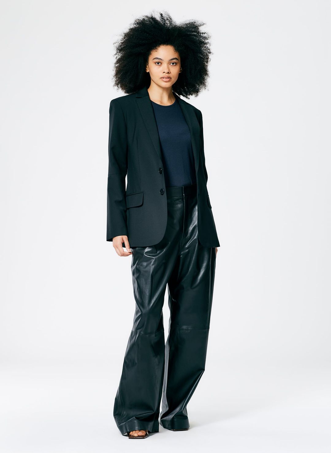 Tropical Wool Cutout Sleeve Marlon Blazer #6