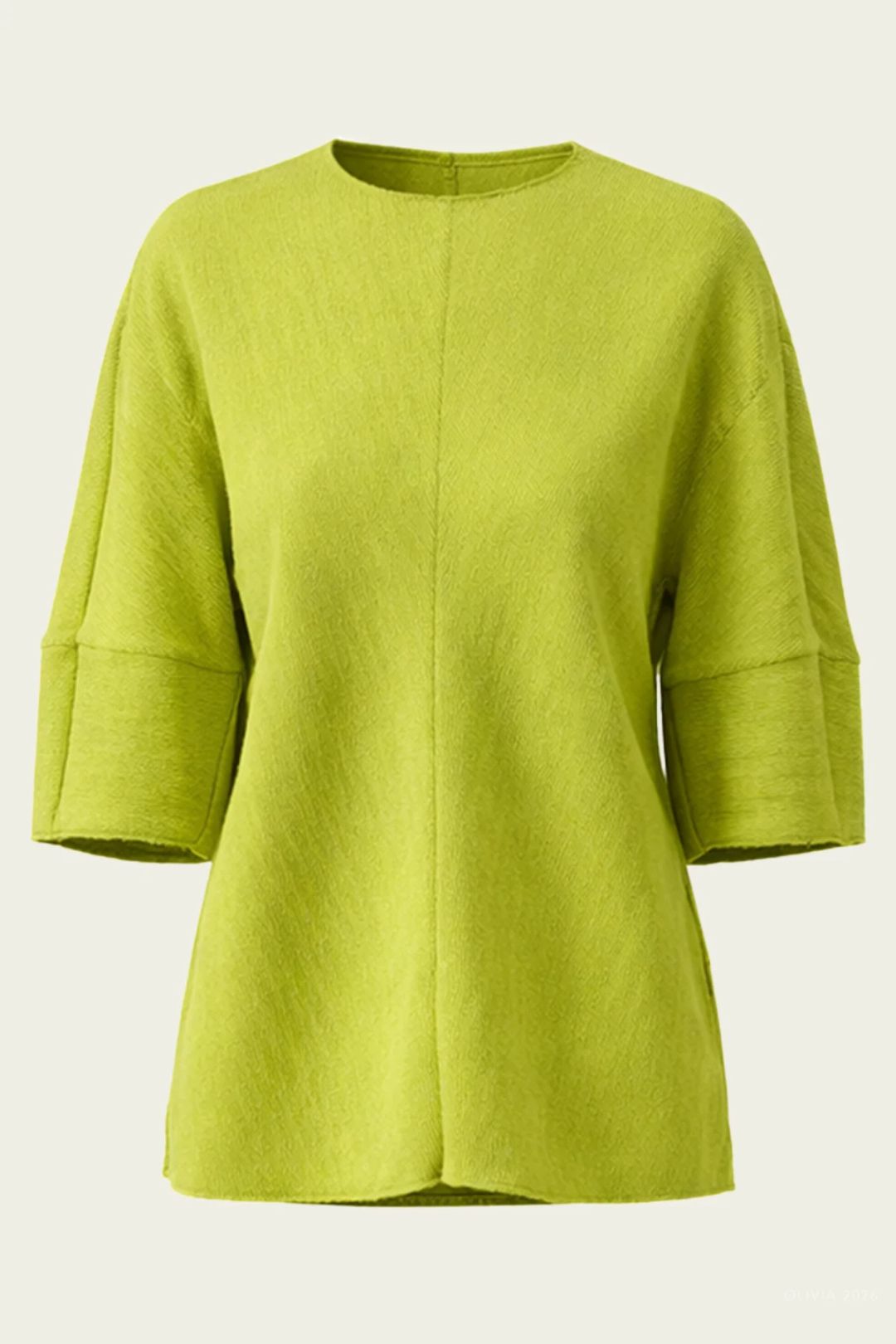Viscose Plisse Hinged Short Sleeve Top