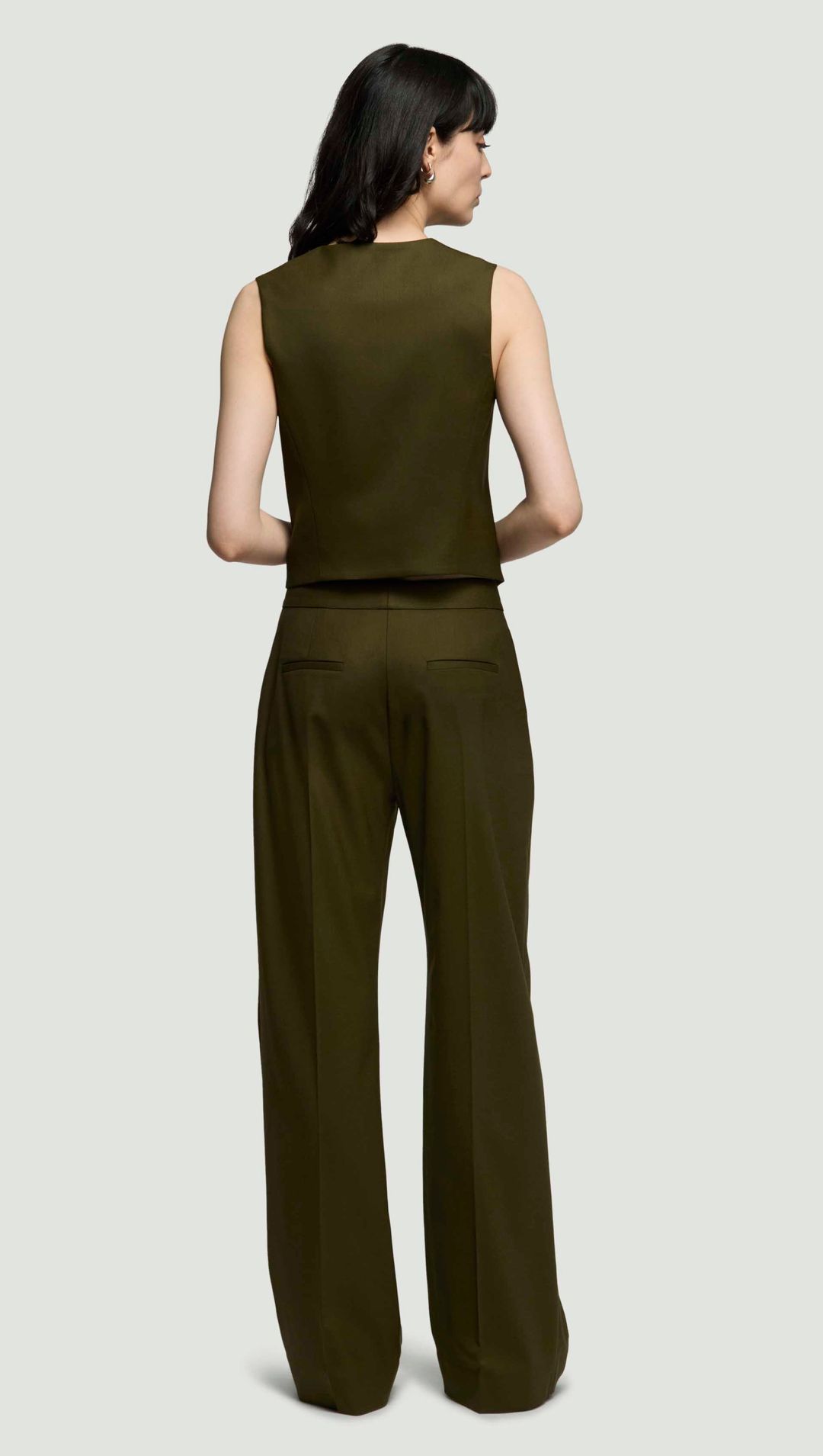 Double-Breasted Waistcoat in Seasonless Wool | Basil #4