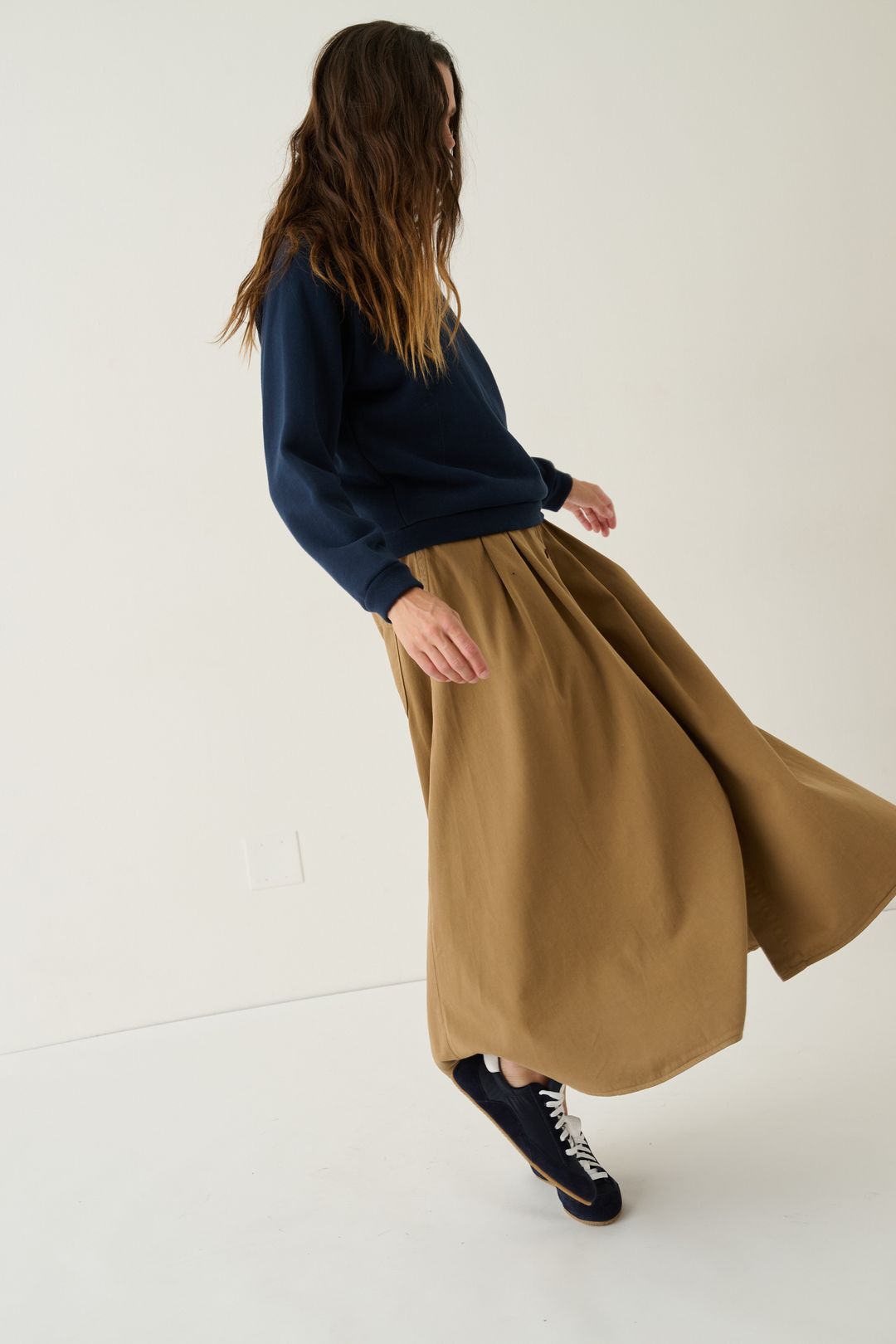 The Venetian Skirt in Camel #14
